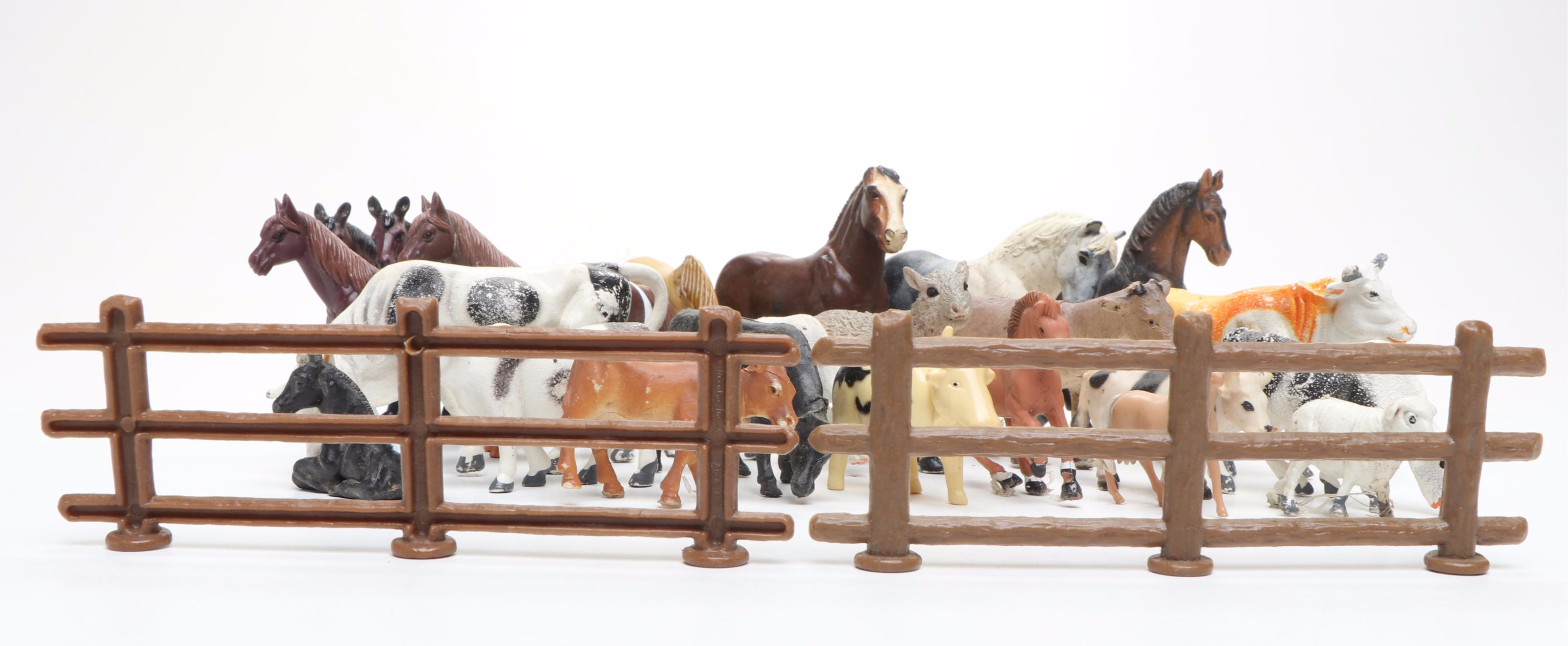 Farmhouse Animal Plastic Toys