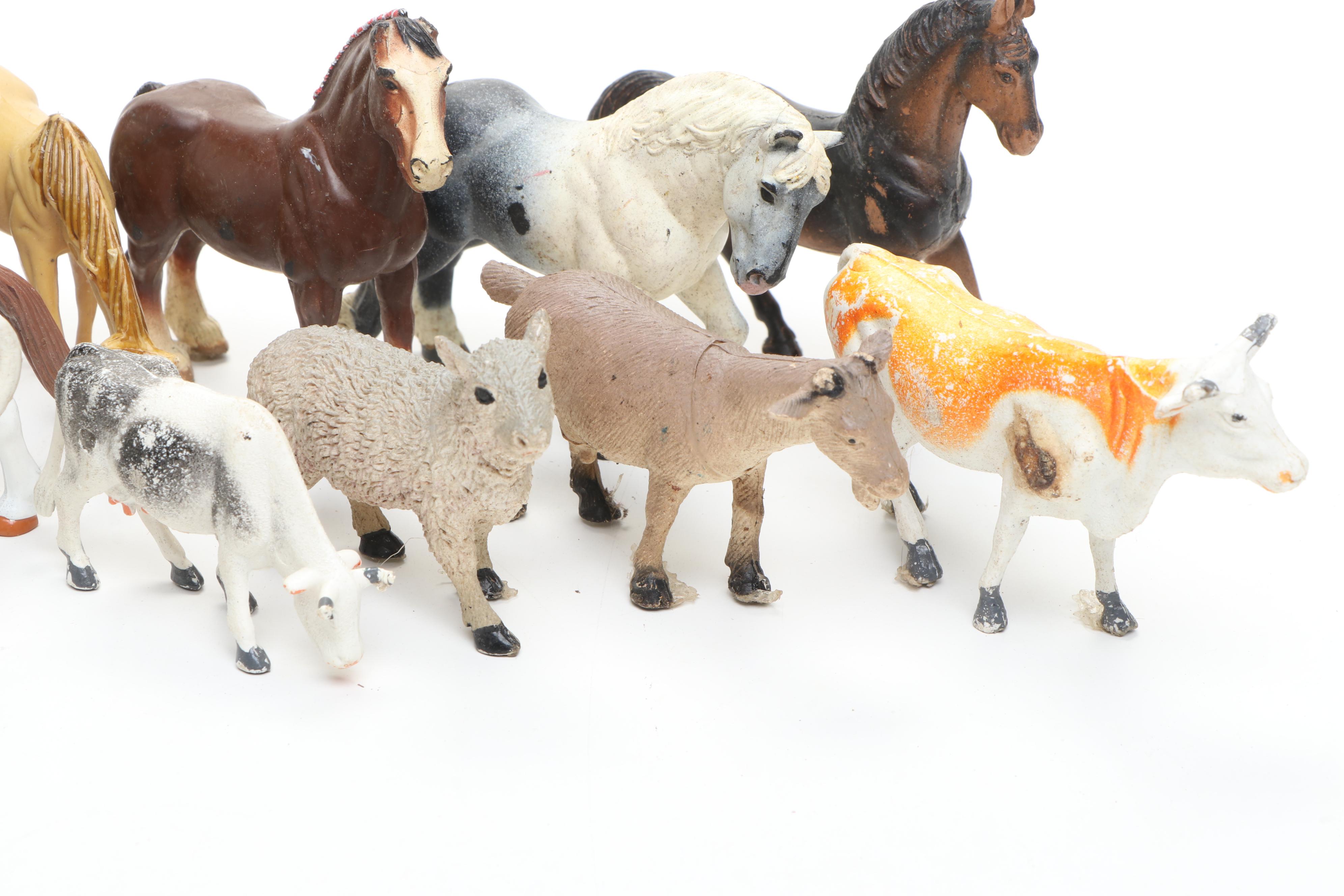 Farmhouse Animal Plastic Toys