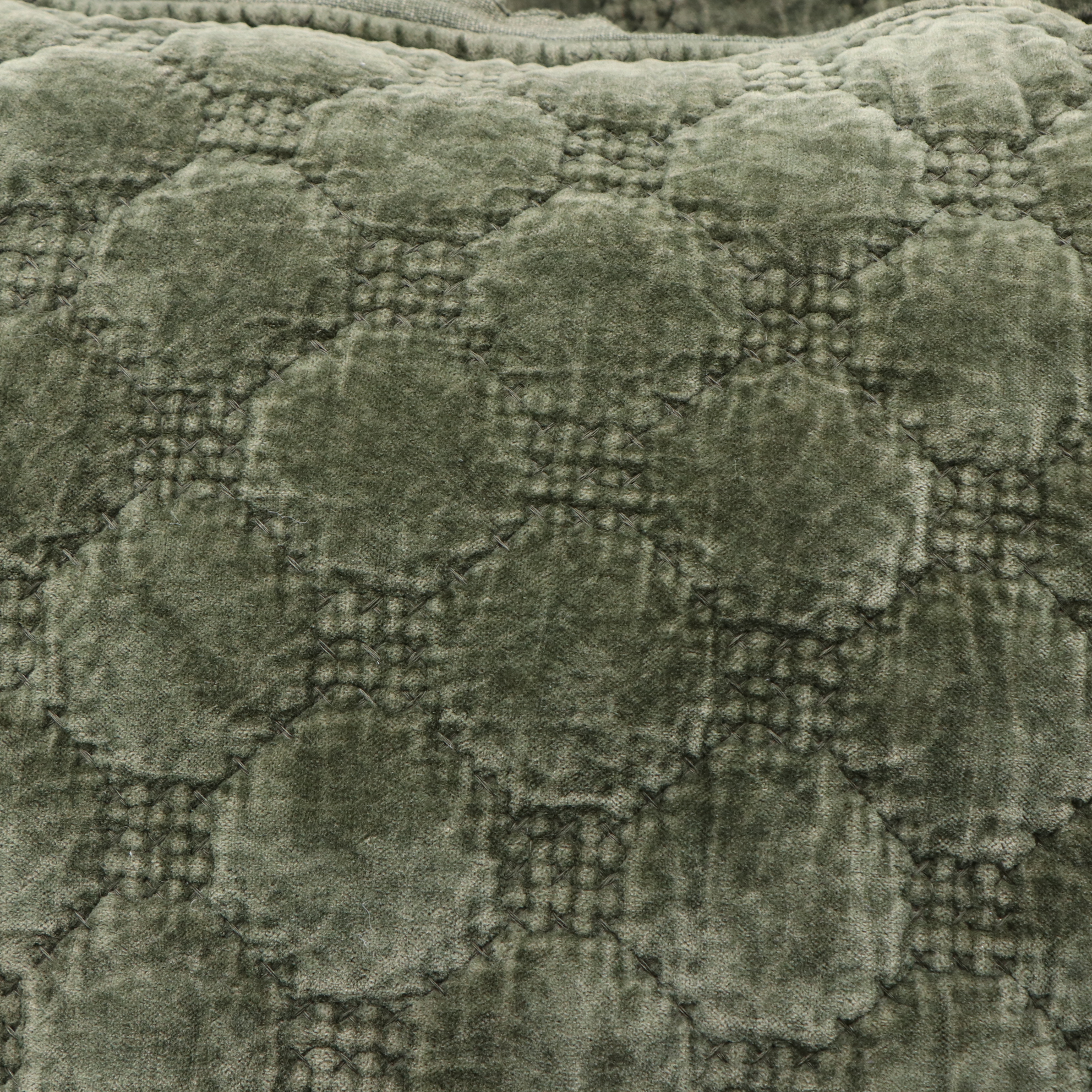 Pottery Barn Washed Velveteen Quilted King and Euro Shams