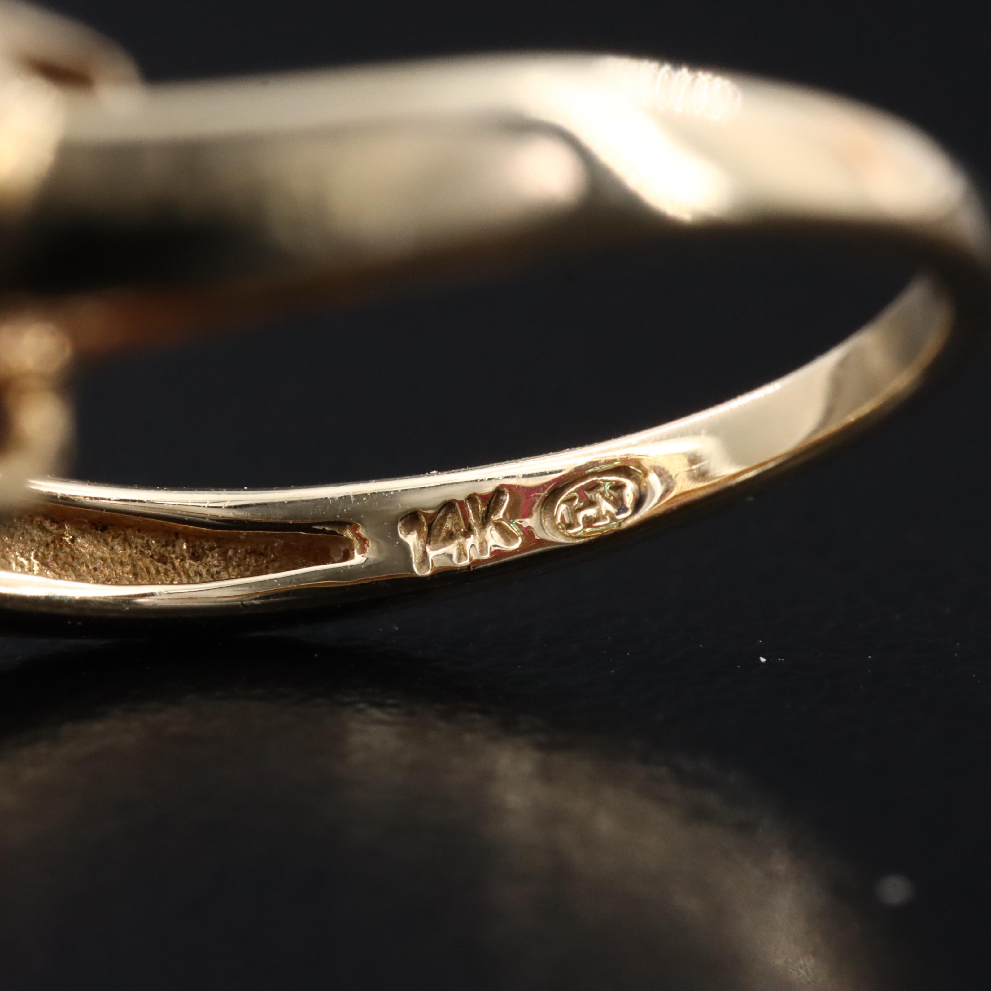 14K Ruby, Emerald and Sapphire Ring