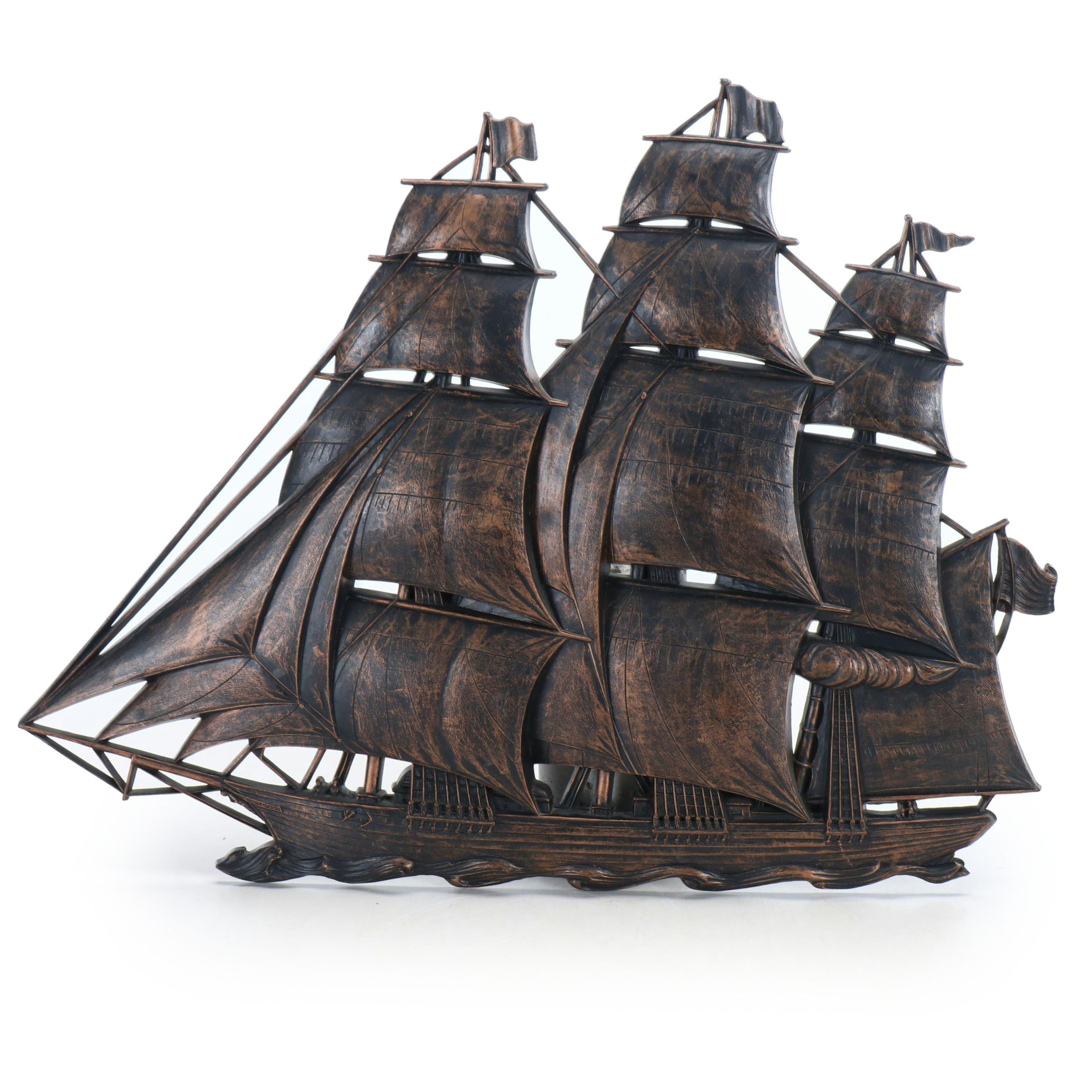 Coppercraft Guild Nautical Ship Wall Decoration