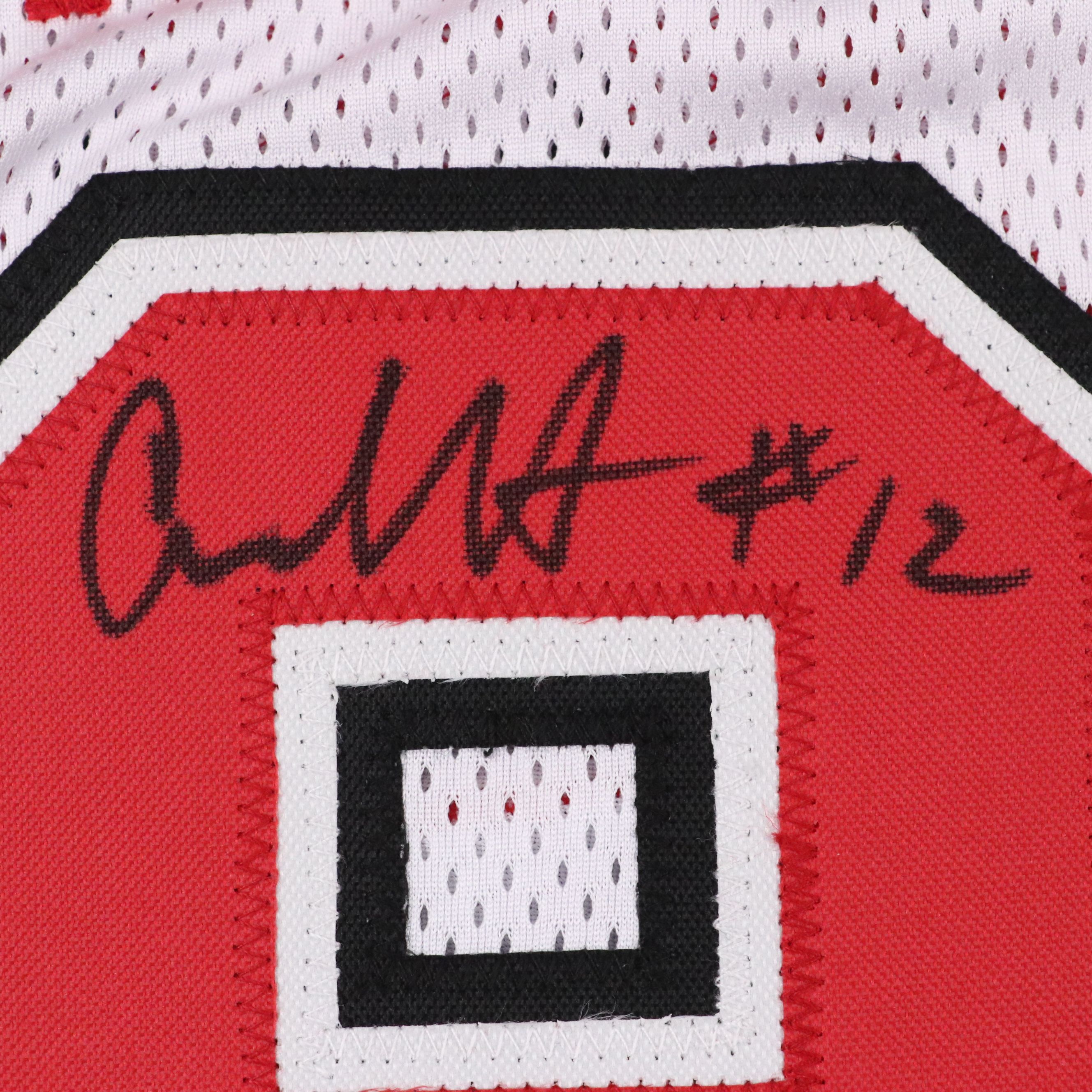 Larry Johnson, Stacy Augmon, Anderson Hunt, and Moses Scurry Signed UNLV Jersey