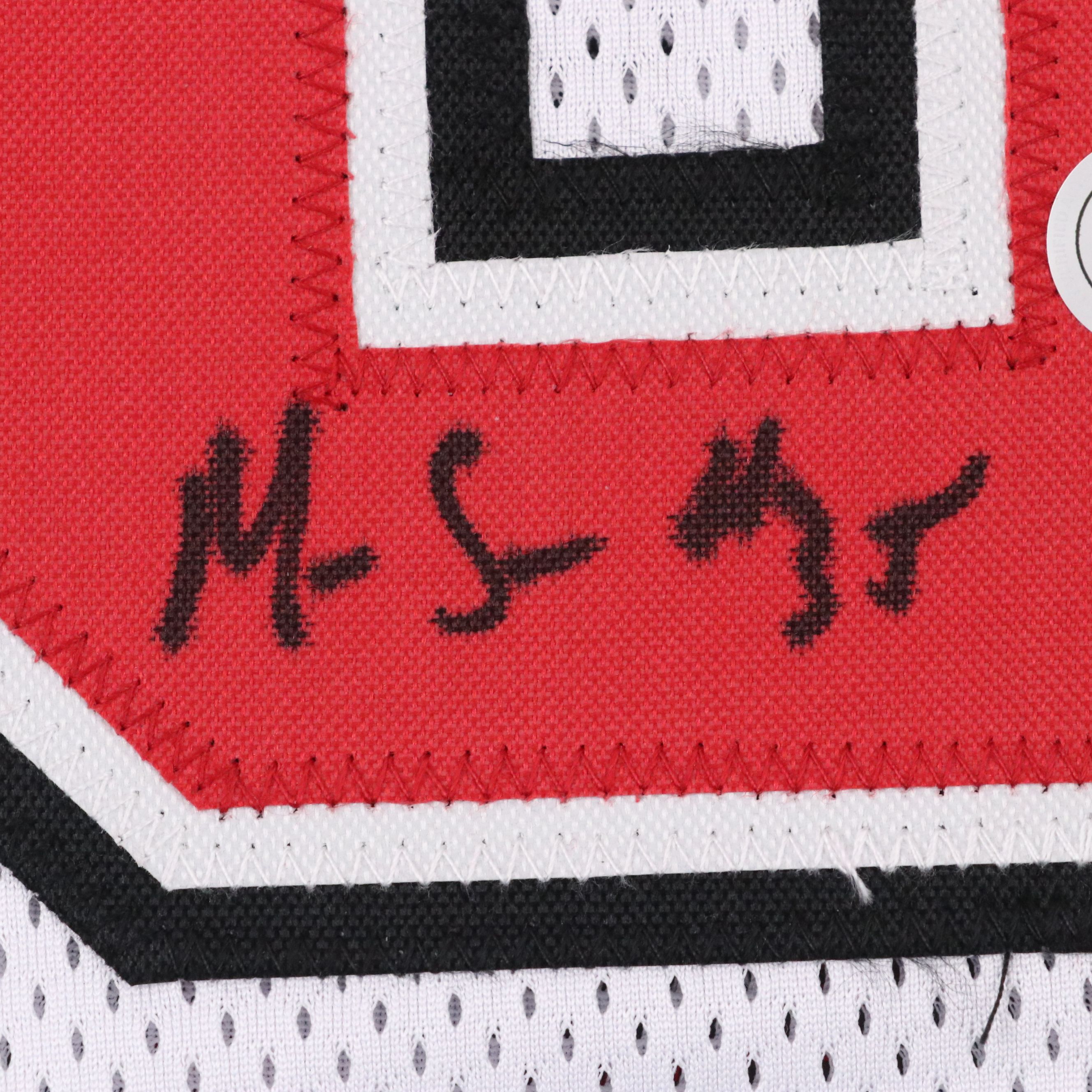 Larry Johnson, Stacy Augmon, Anderson Hunt, and Moses Scurry Signed UNLV Jersey