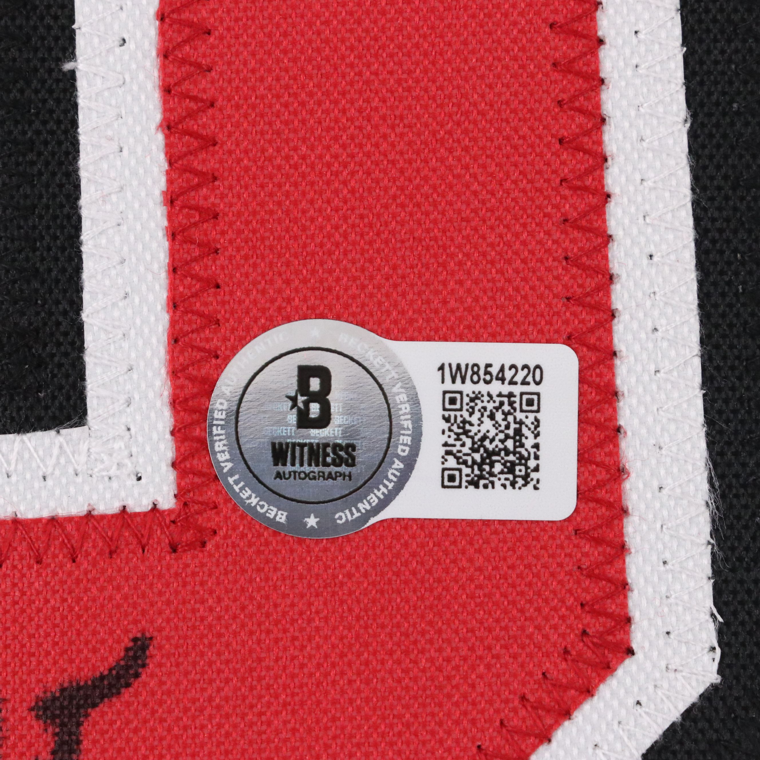 Larry Johnson, Stacy Augmon, Anderson Hunt, and Moses Scurry Signed UNLV Jersey