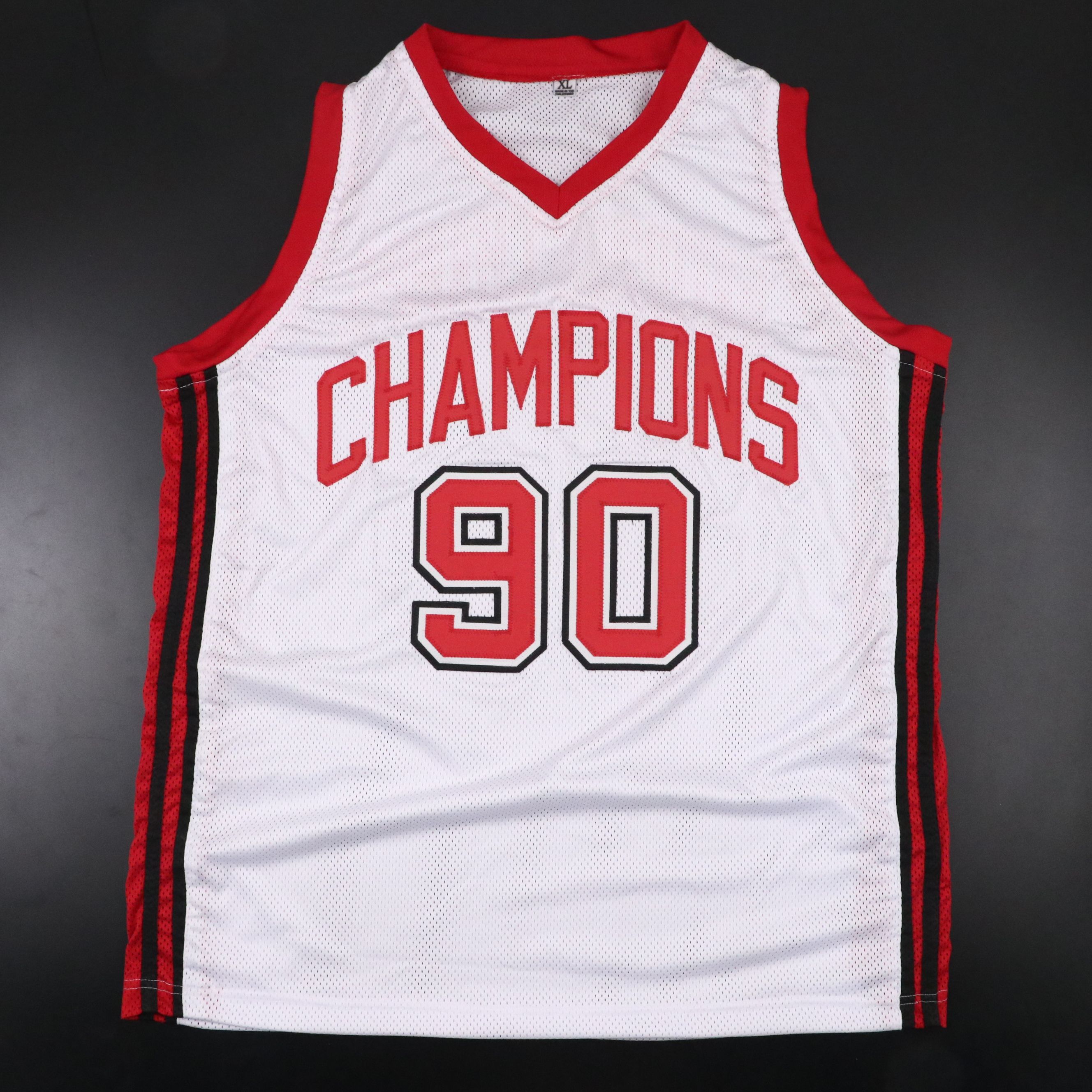 Larry Johnson, Stacy Augmon, Anderson Hunt, and Moses Scurry Signed UNLV Jersey