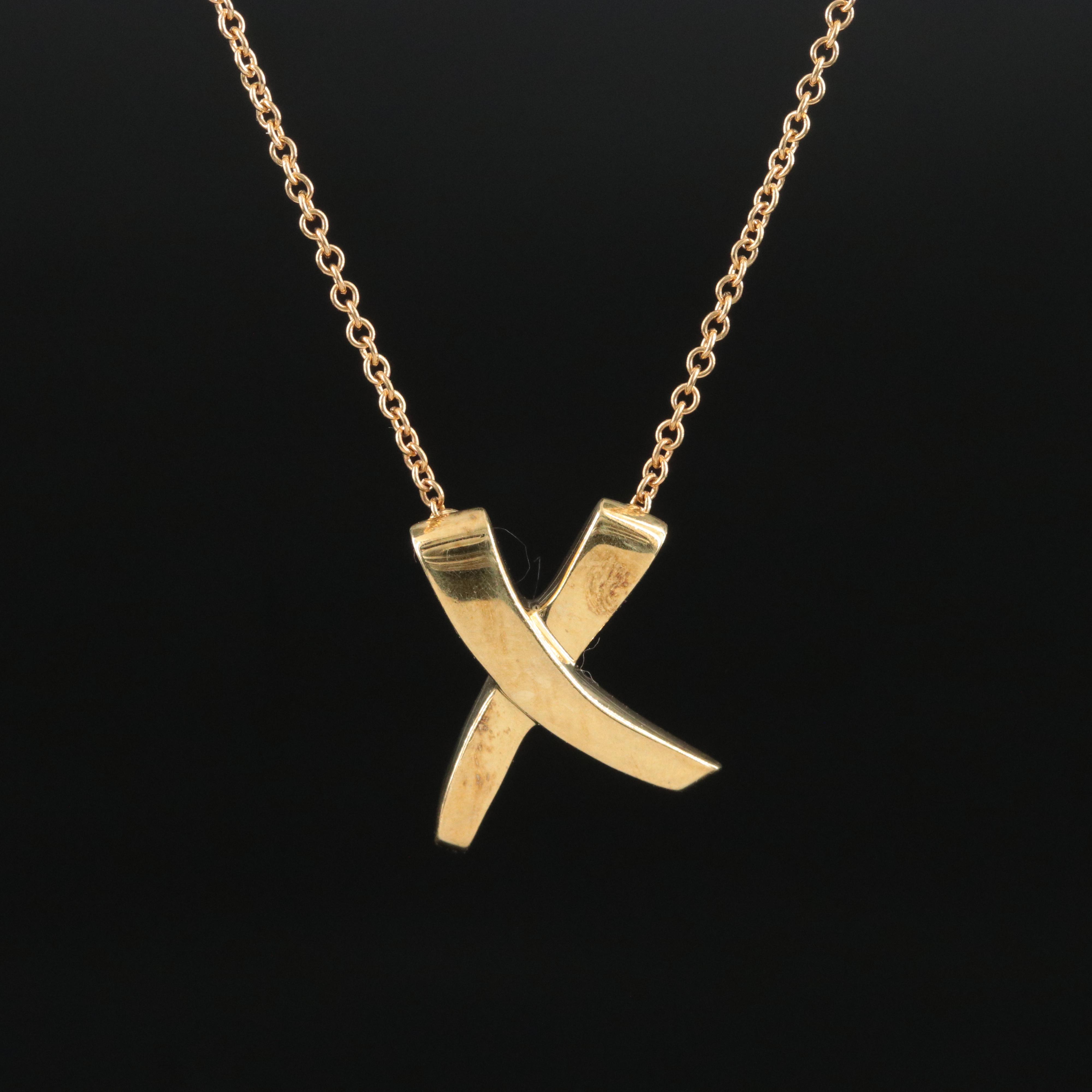 Paloma Picasso for Tiffany & Co. Graffiti X 18K Necklace