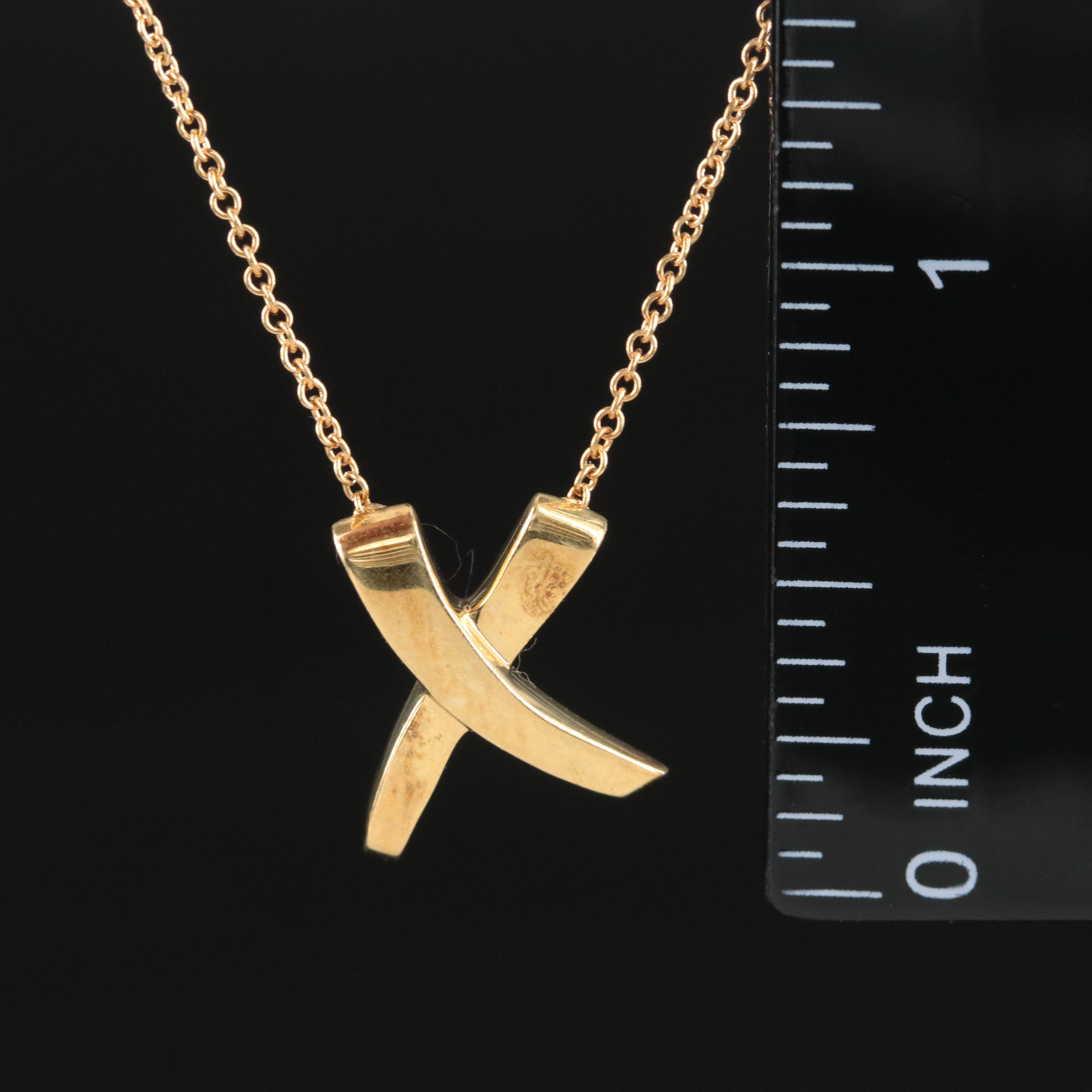 Paloma Picasso for Tiffany & Co. Graffiti X 18K Necklace