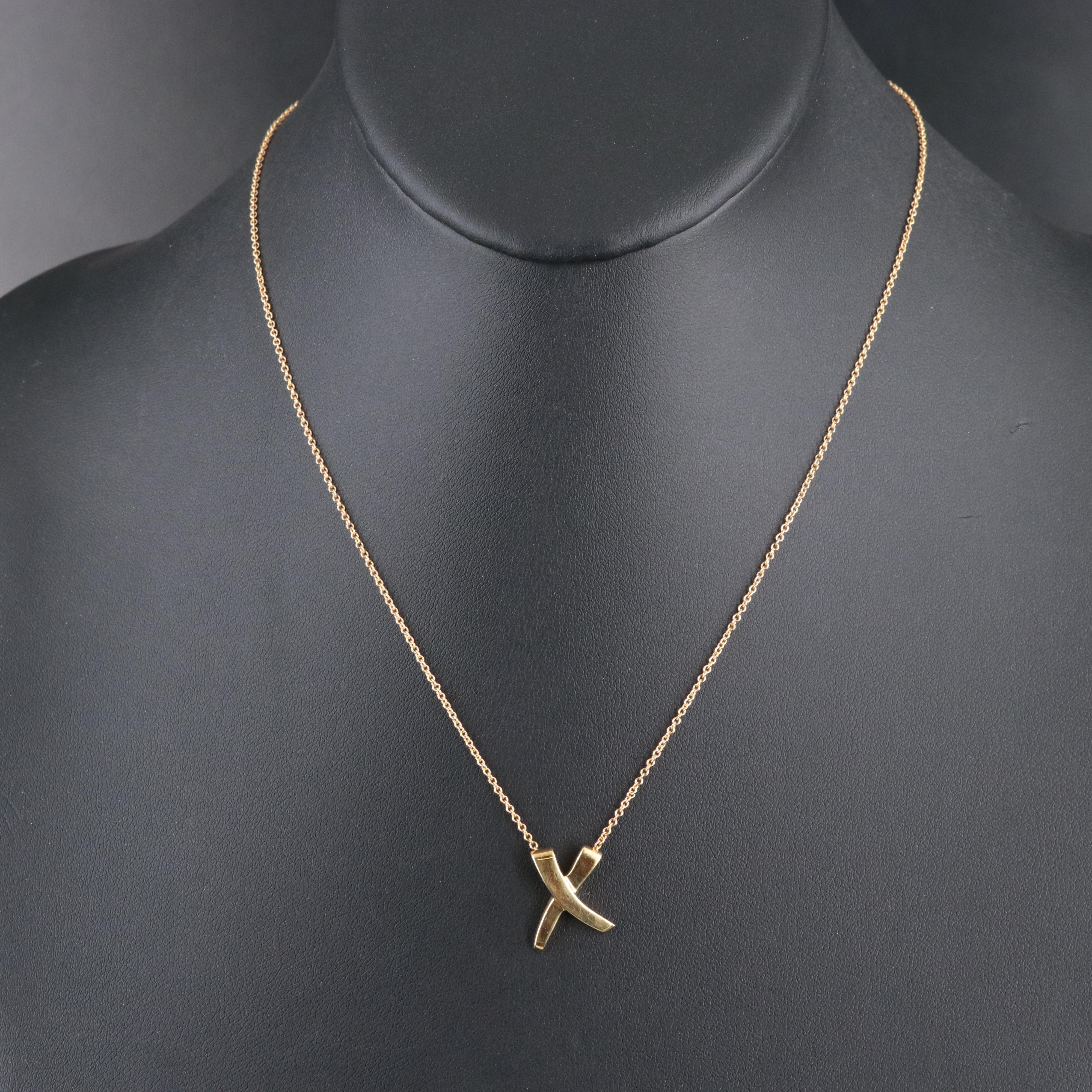 Paloma Picasso for Tiffany & Co. Graffiti X 18K Necklace