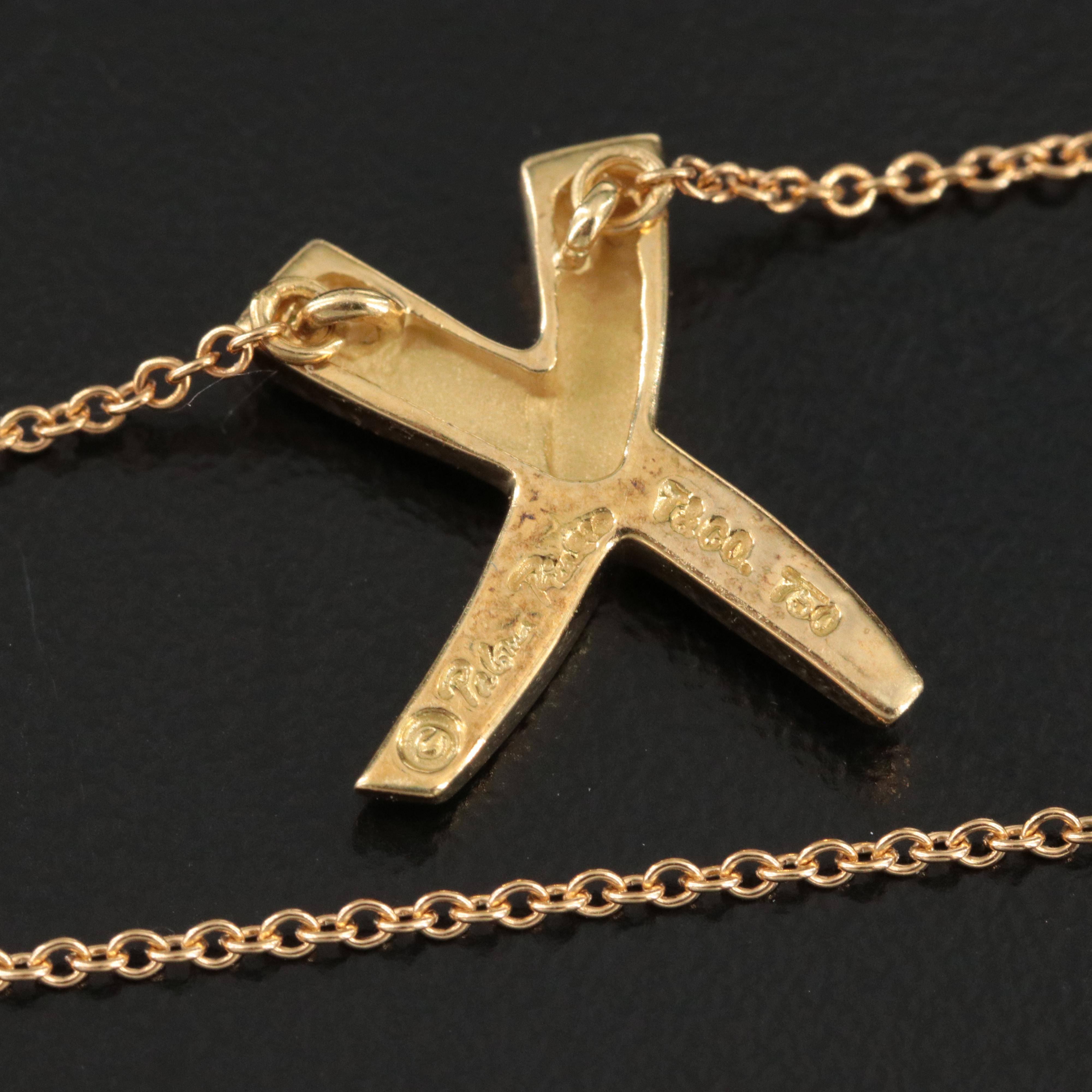 Paloma Picasso for Tiffany & Co. Graffiti X 18K Necklace