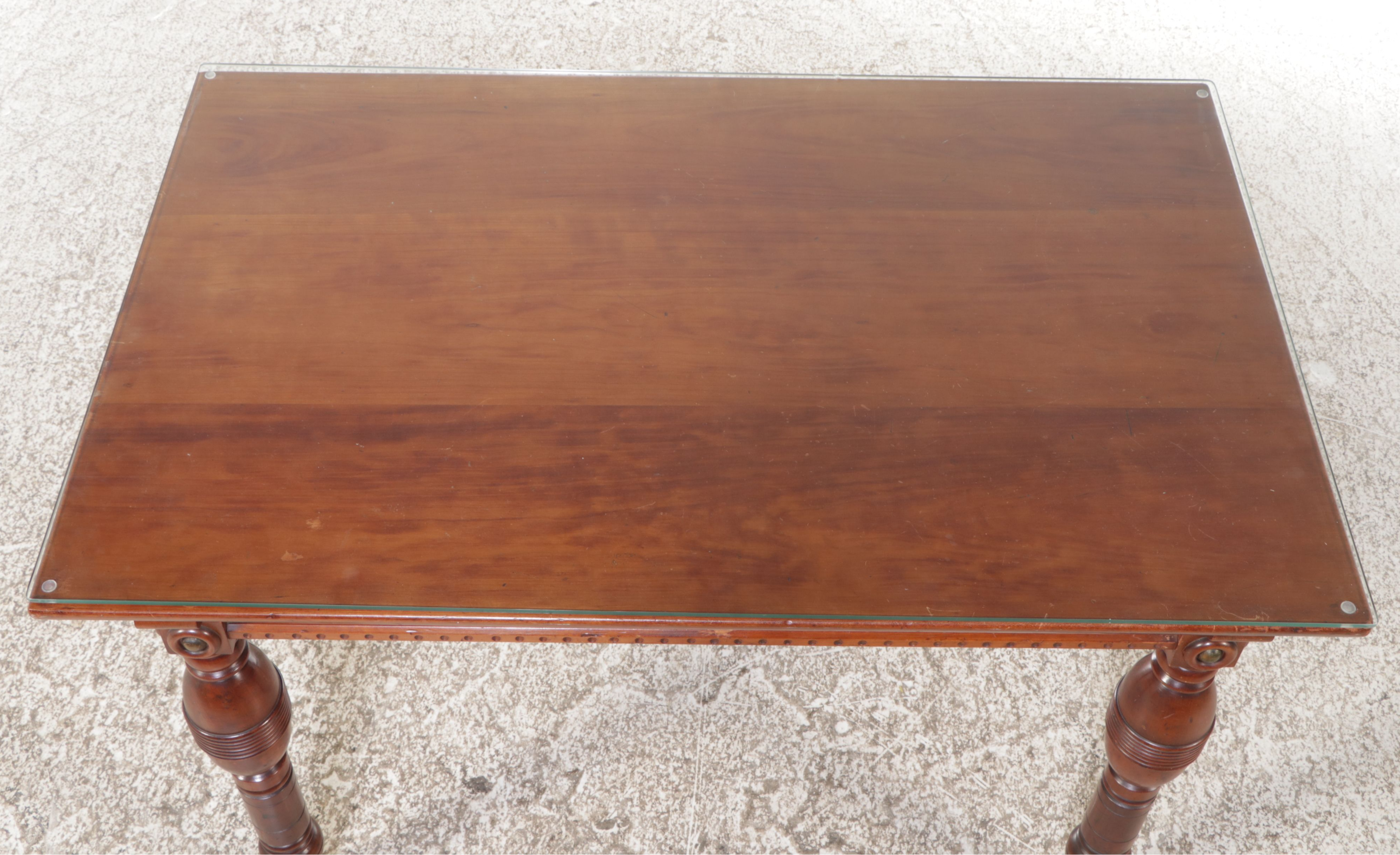 Victorian Style Mahogany Single-Drawer Writing Table