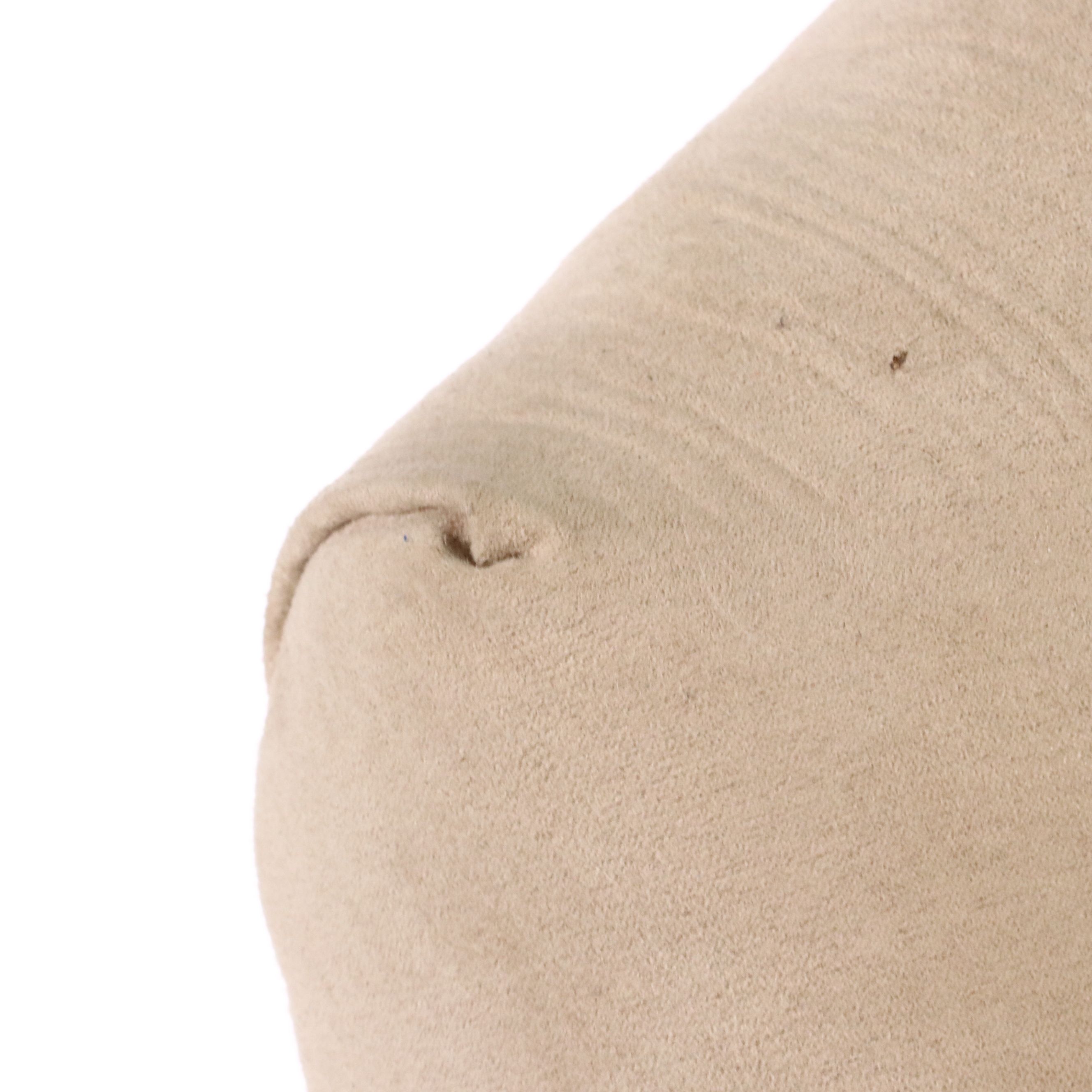 Queen Anne Style Upholstered Mahogany Armchair