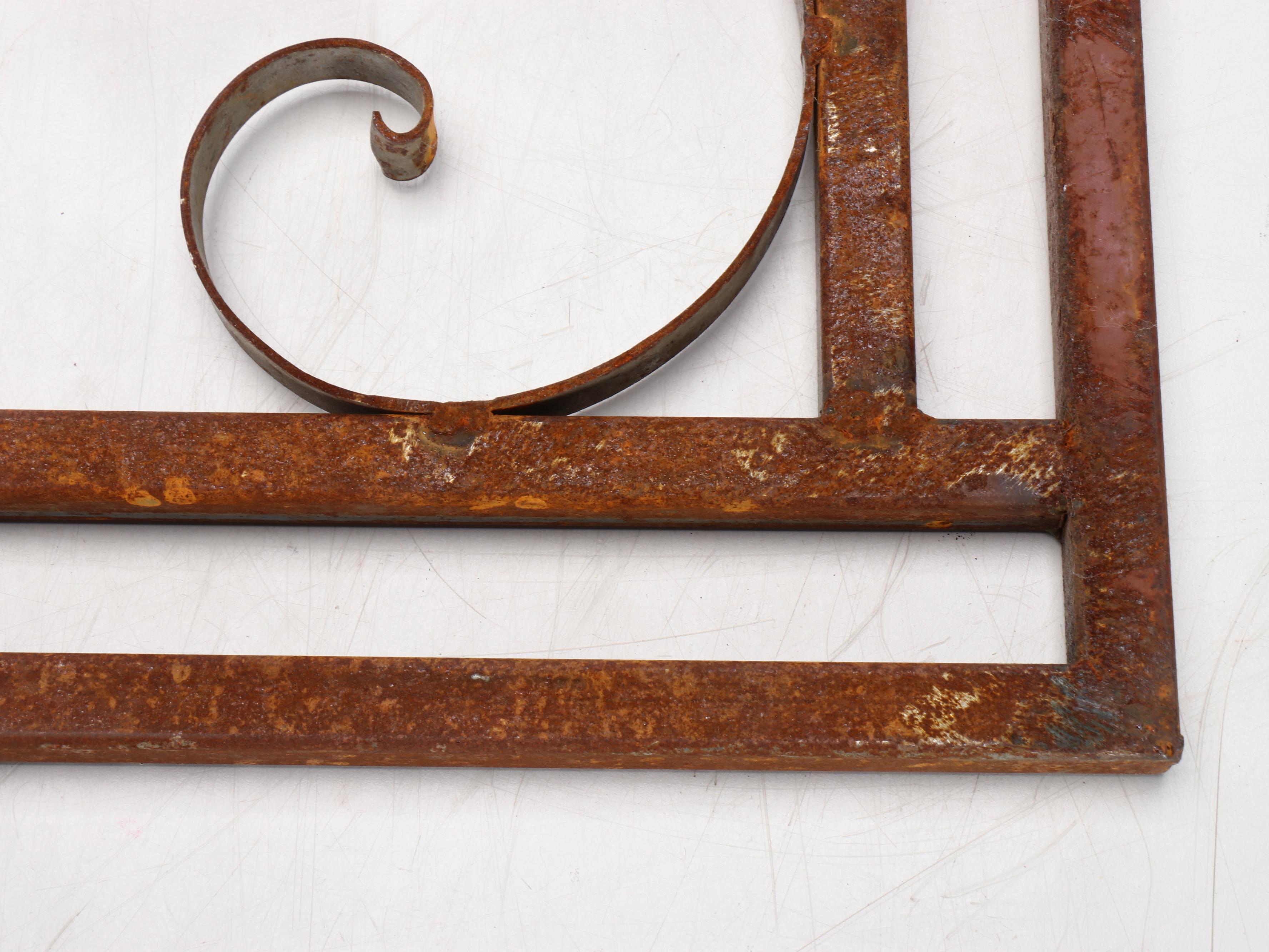 Architectural Salvage Ironwork Panel, 20th Century