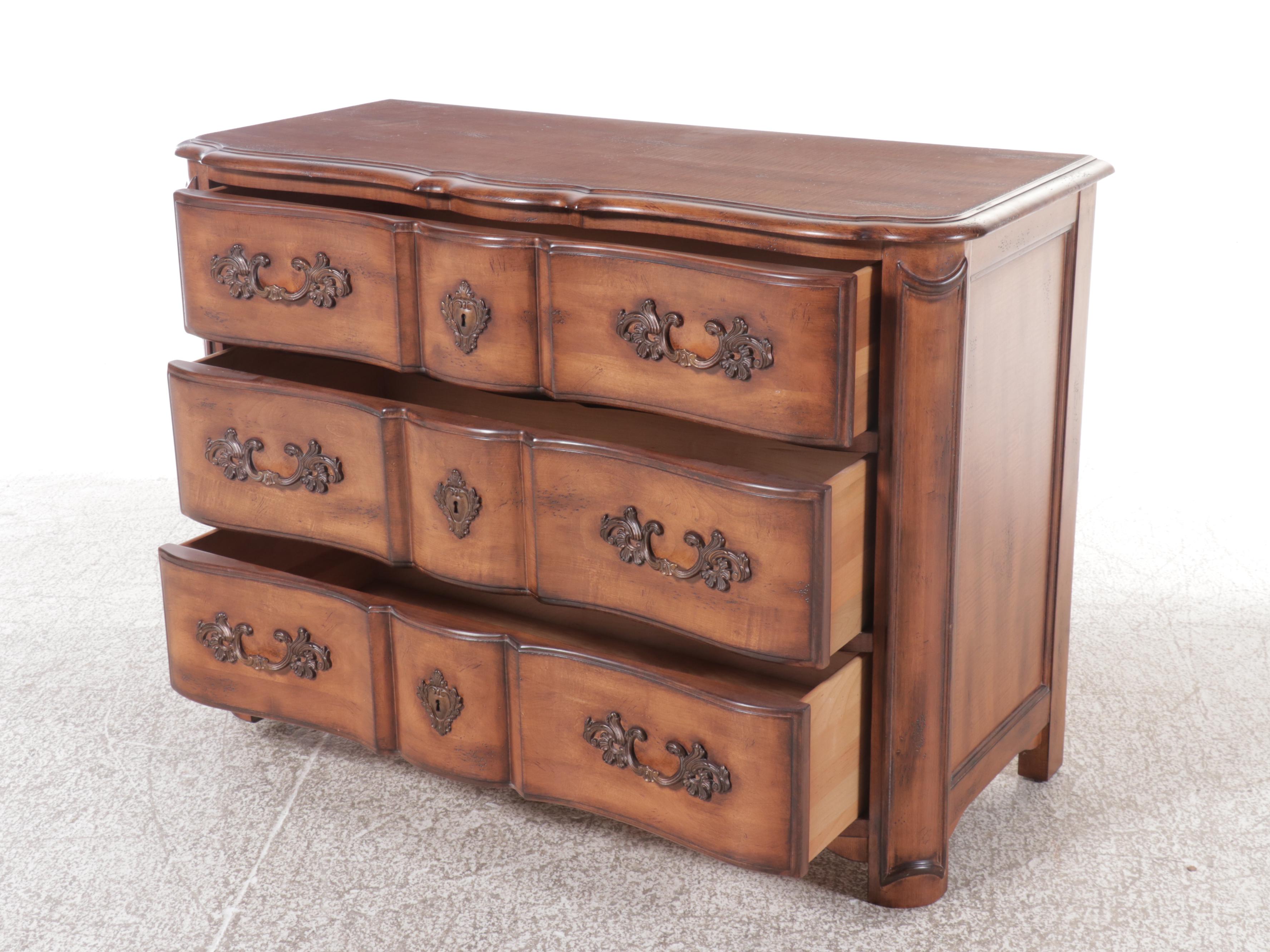 Sherrill Occasional Serpentine Front Three-Drawer Chest