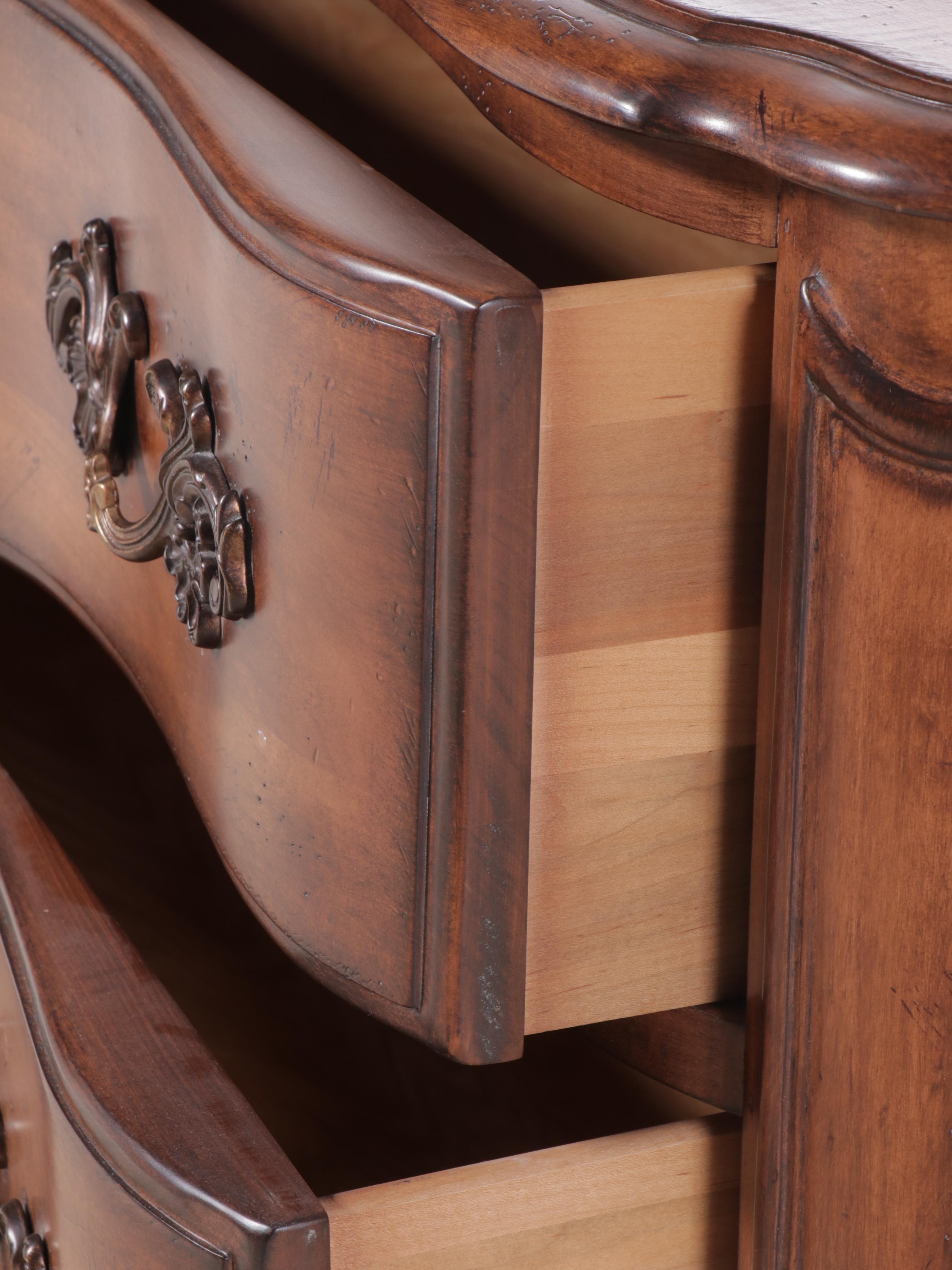 Sherrill Occasional Serpentine Front Three-Drawer Chest
