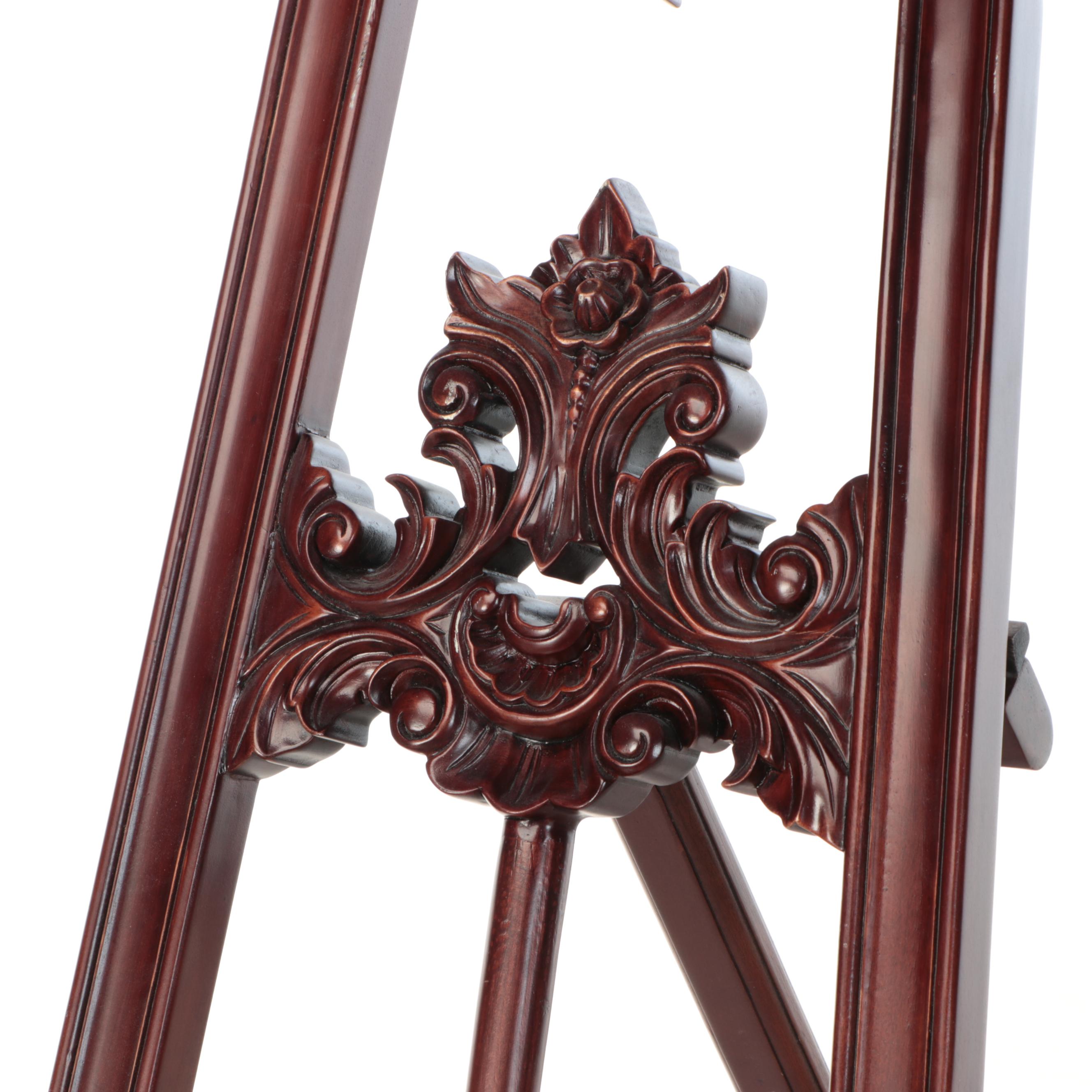 Rococo Style Wooden Art Easel
