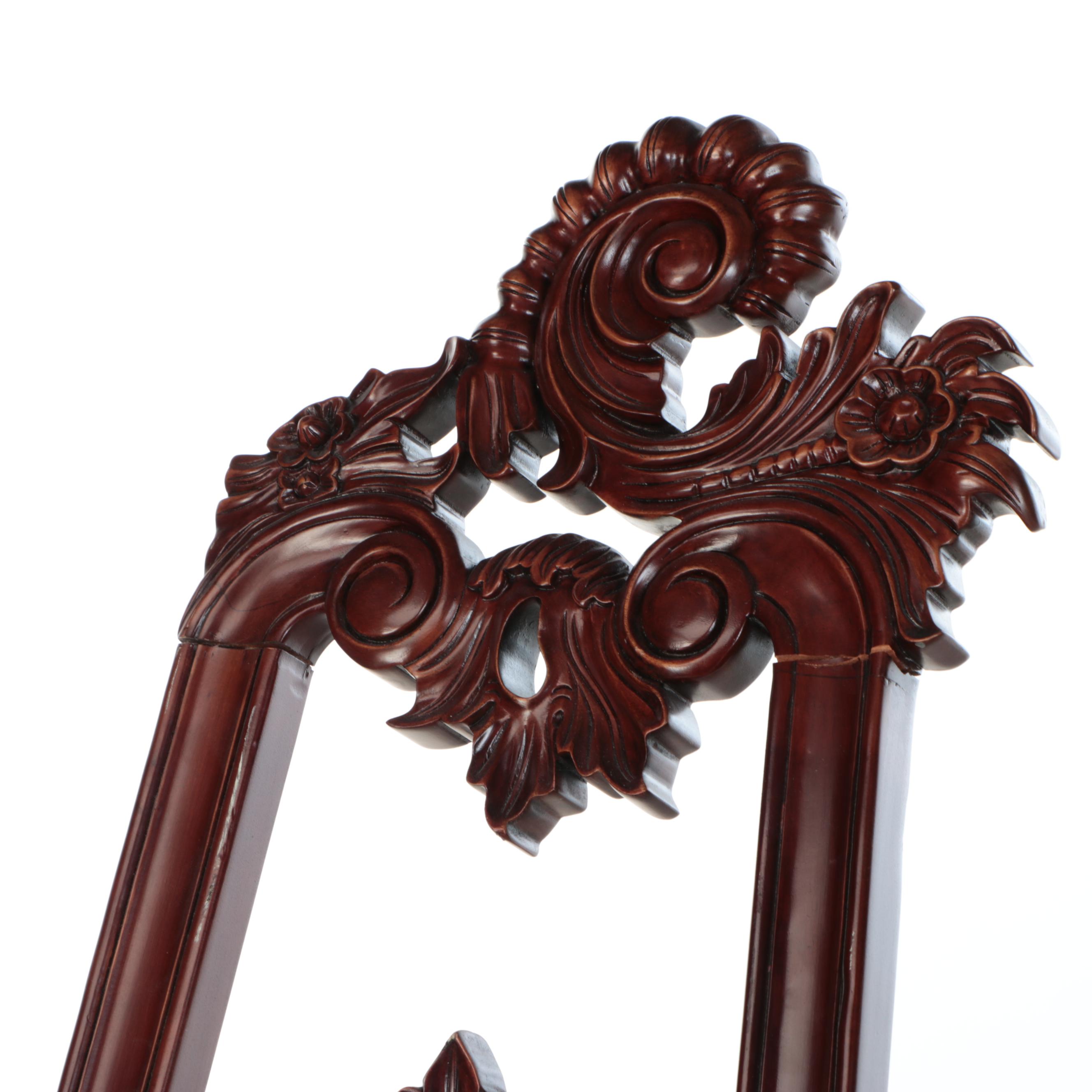 Rococo Style Wooden Art Easel