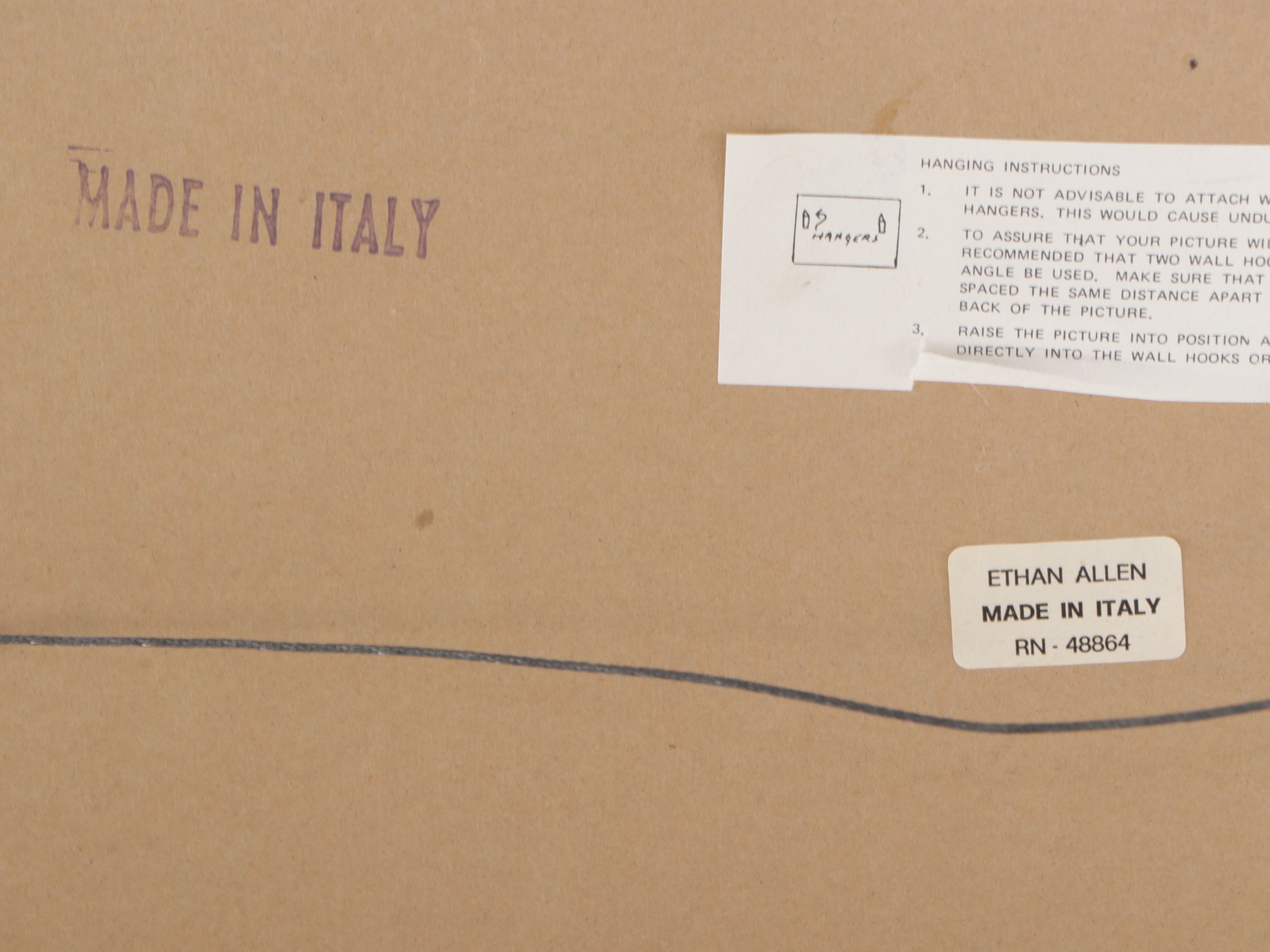 Italian Made Ethan Allen Louis XVI Carved Wood Wall Mirror, 21st Century