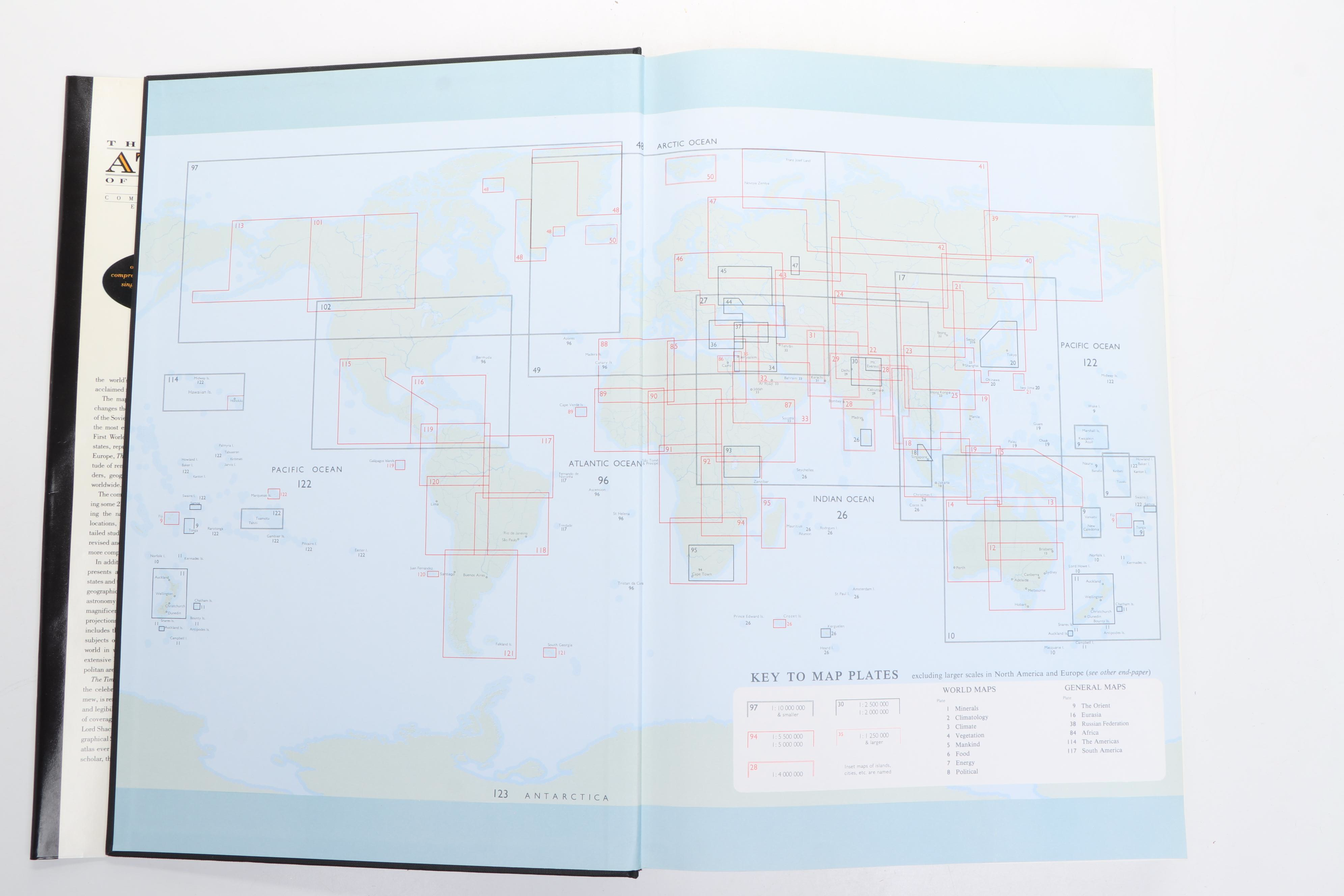 Ninth Edition "The Times Atlas of the World," 1994