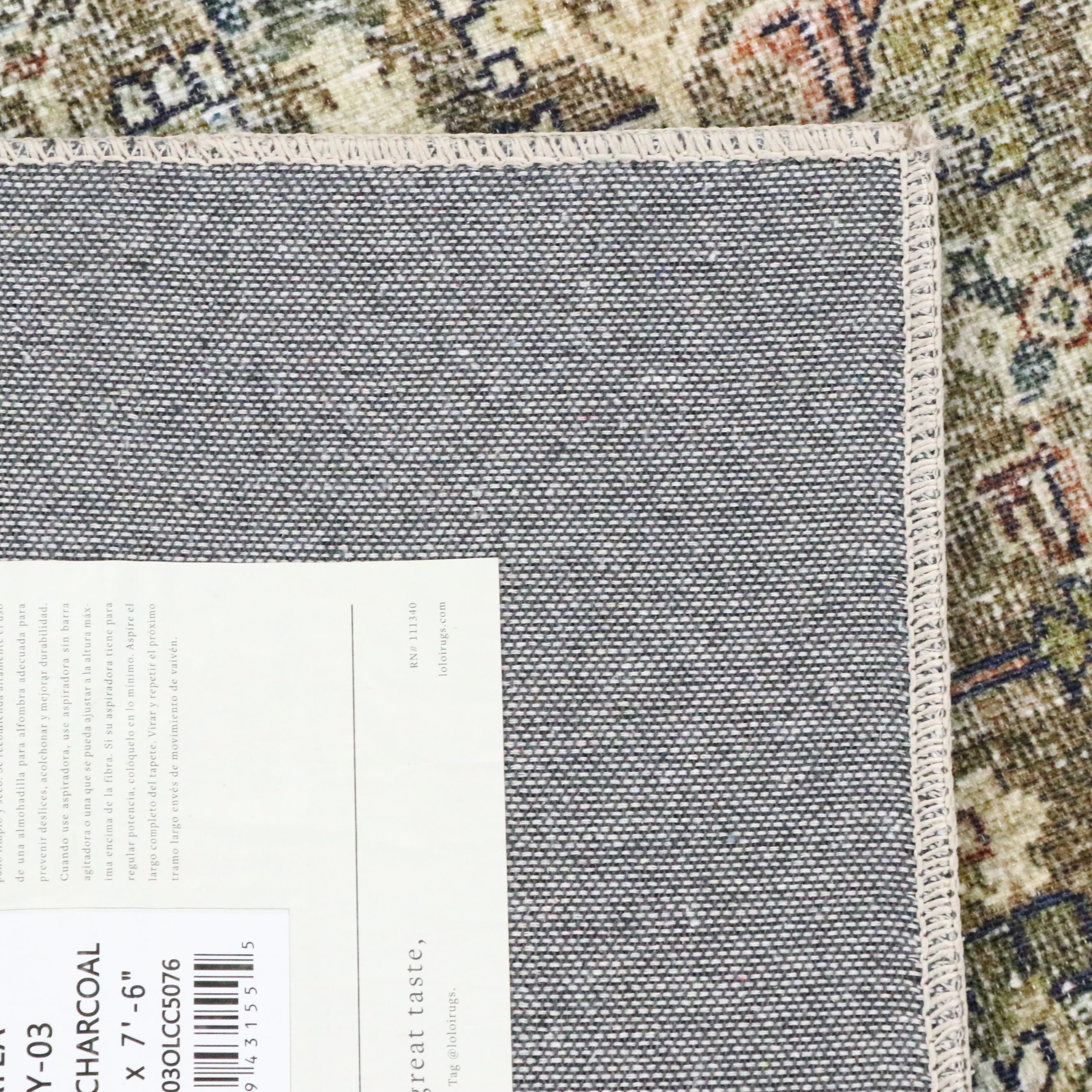 5' x 7'5 Machine Made Loloi "Layla" Area Rug