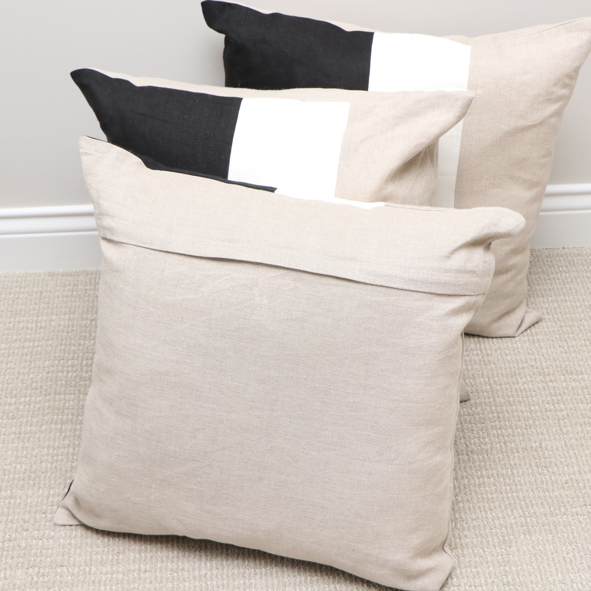 Surya "Mali" Baskets, Surya Woven Pillows and Other Striped Pillows