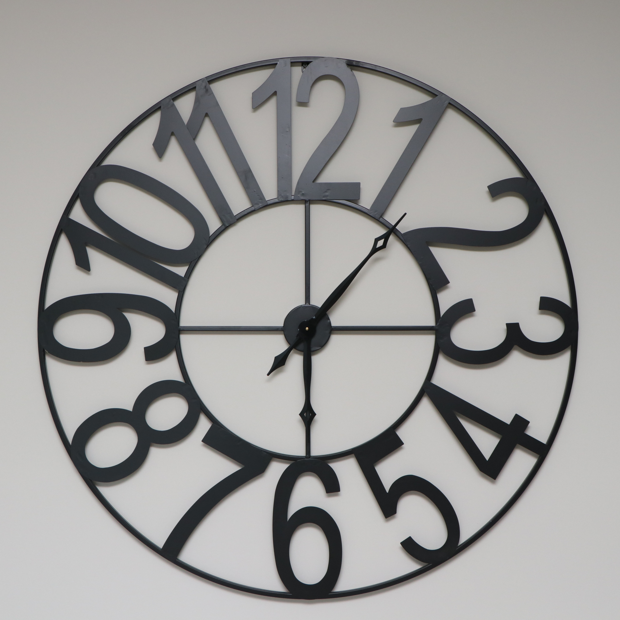 Metal Cut Out Wall Clock