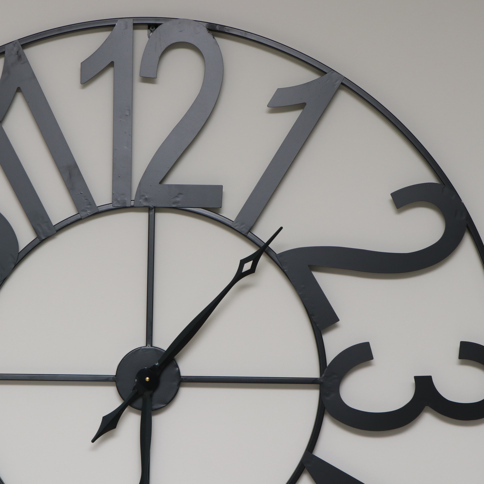 Metal Cut Out Wall Clock
