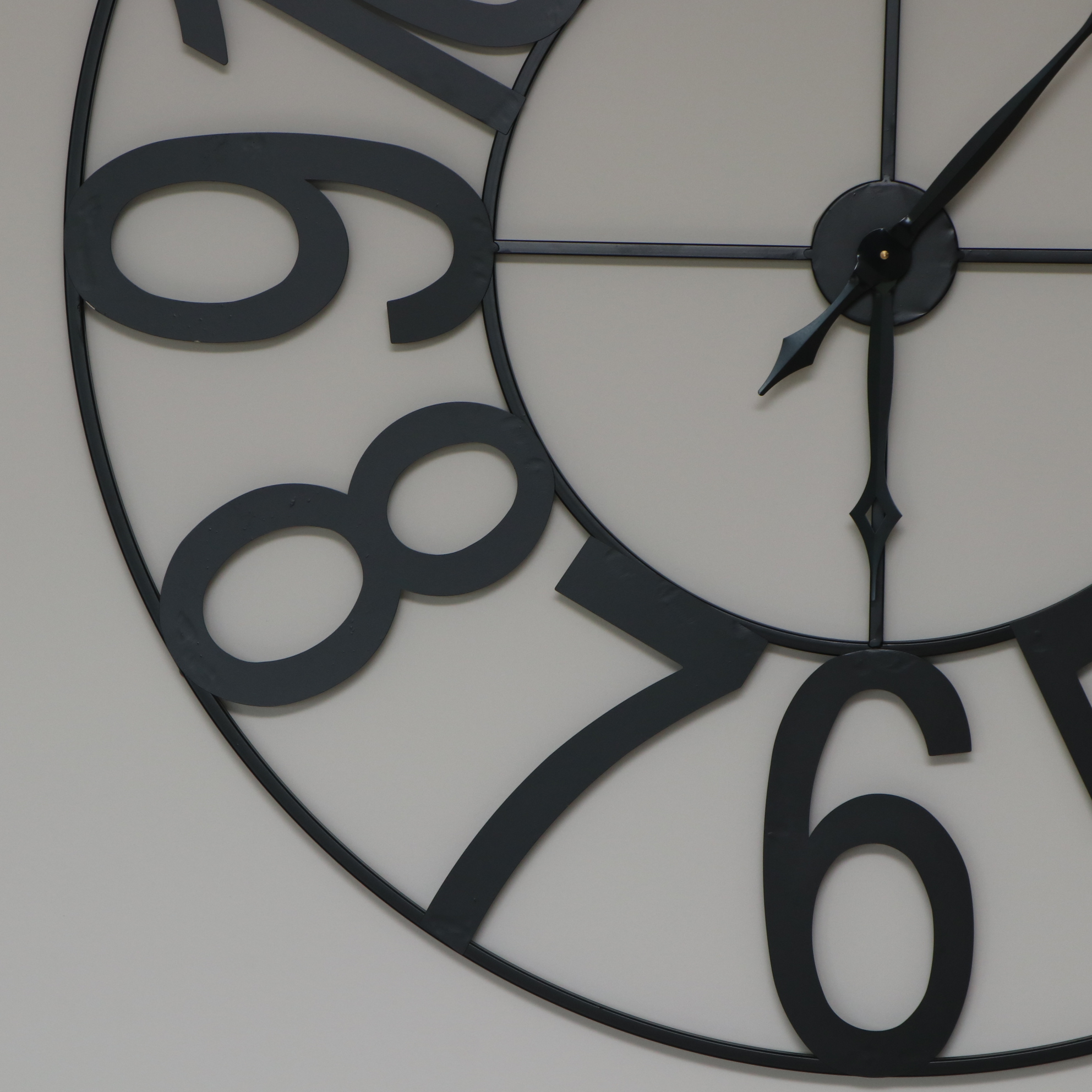 Metal Cut Out Wall Clock