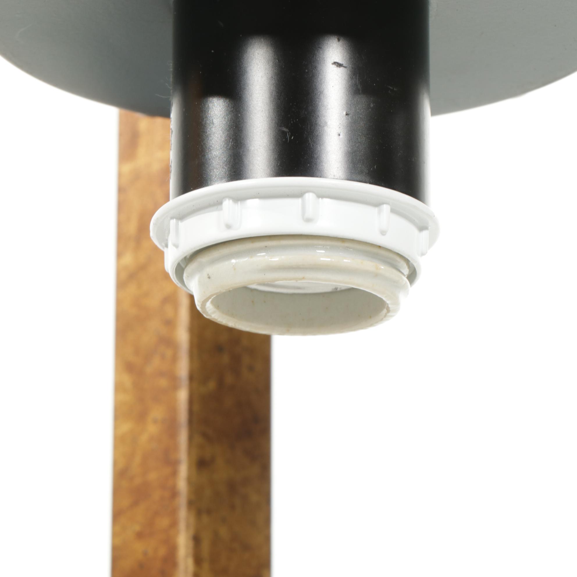 Gibson Industrial Style Metal Table Lamp in Copper and Iron Finish