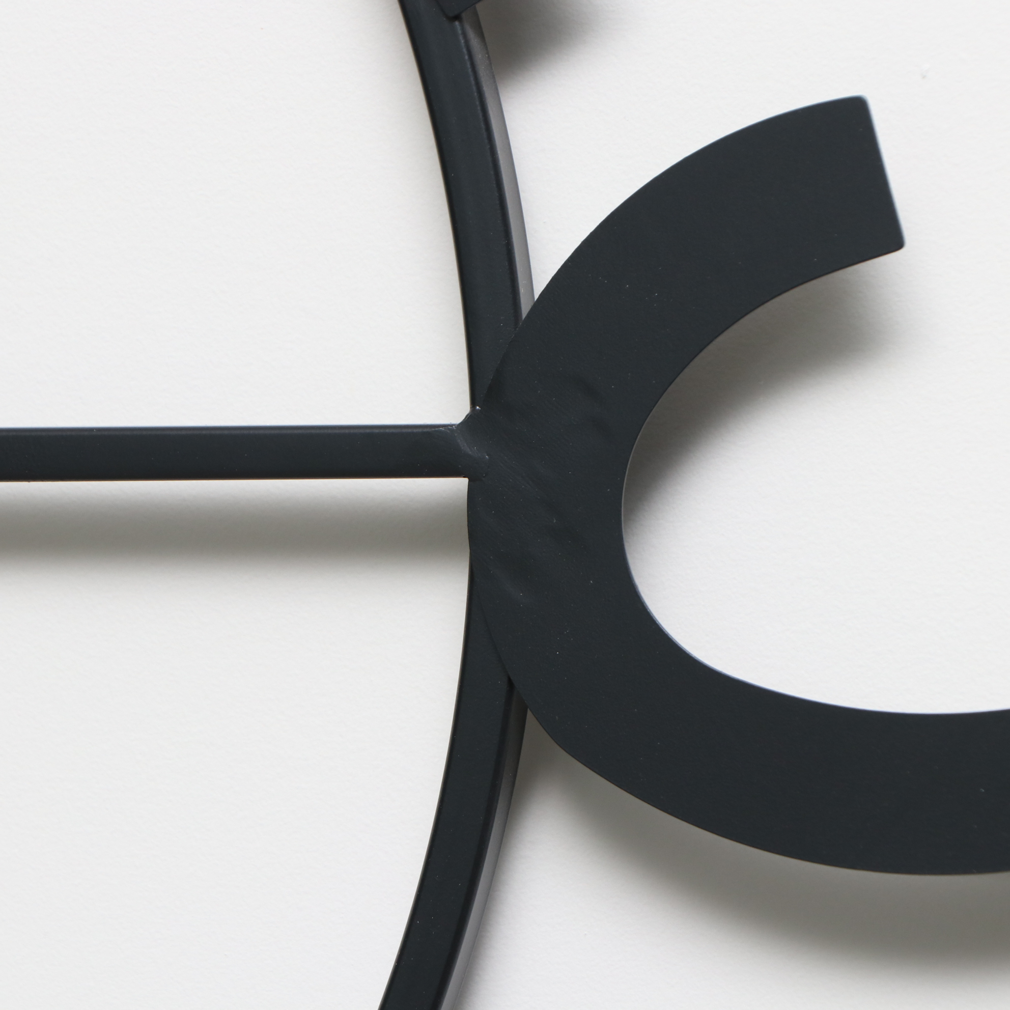 Metal Cut Out Wall Clock