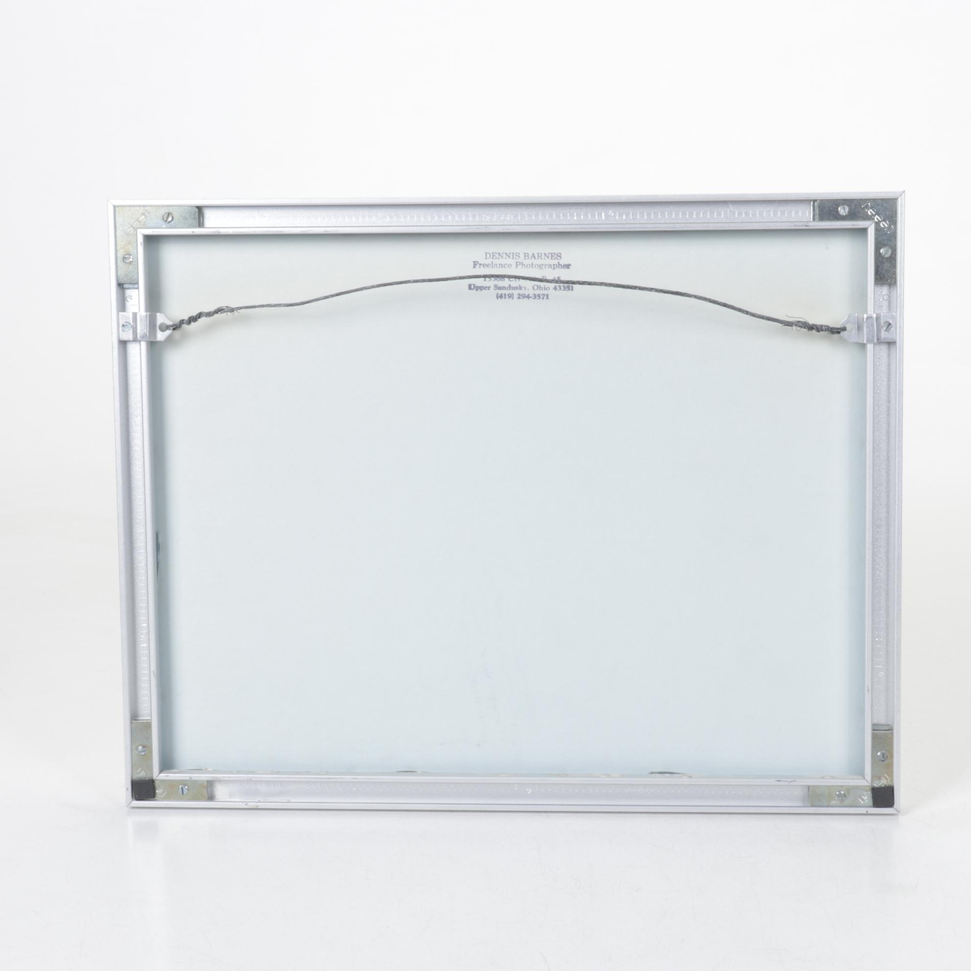 Dennis Barnes "Gathering Ice" Hand-Colored Photograph, 1986