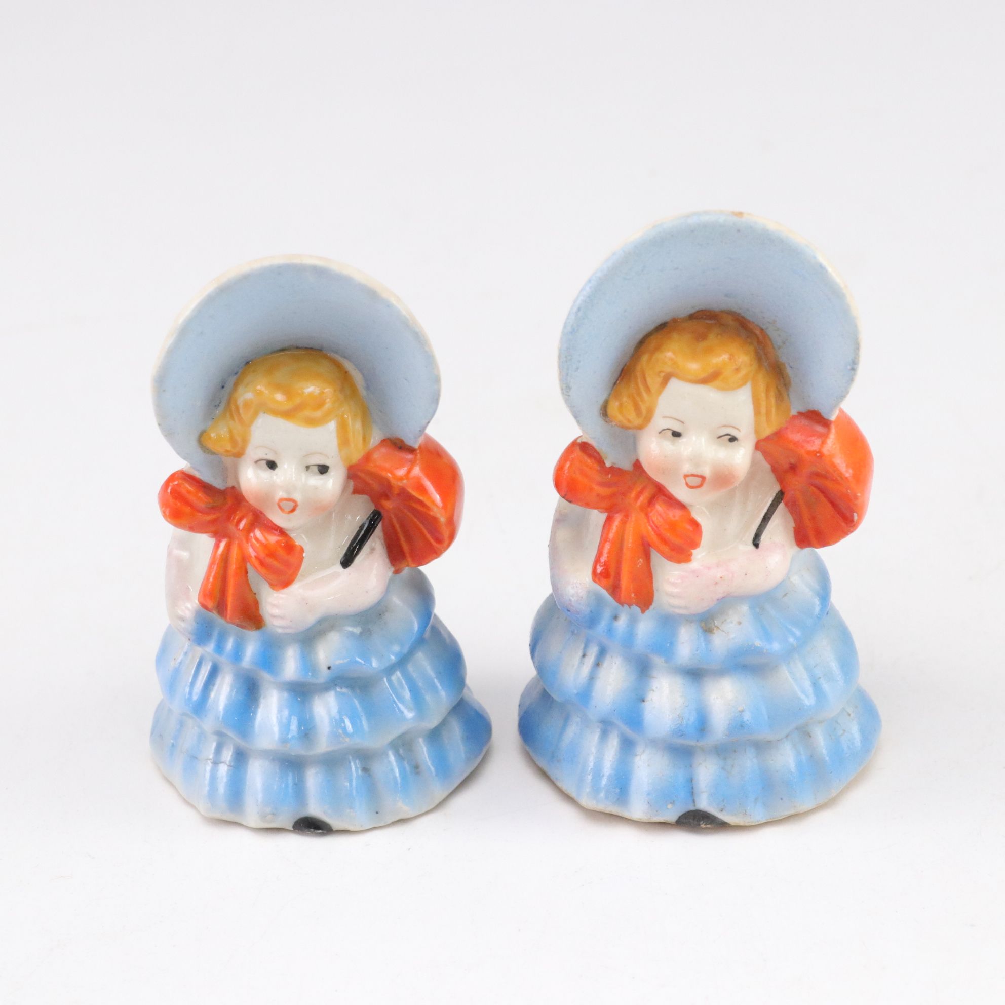 Bride & Groom Kissing Shakers with Southern Belle, Cut Crystal & More Shakers