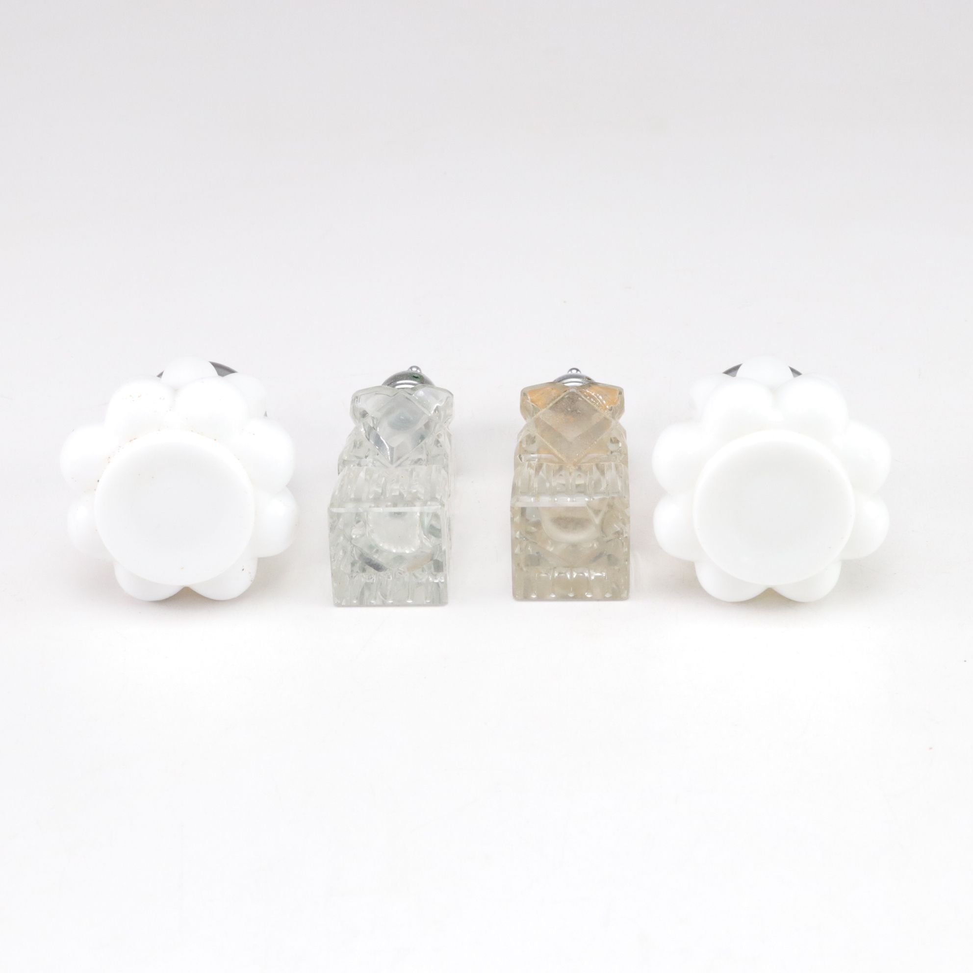 Bride & Groom Kissing Shakers with Southern Belle, Cut Crystal & More Shakers