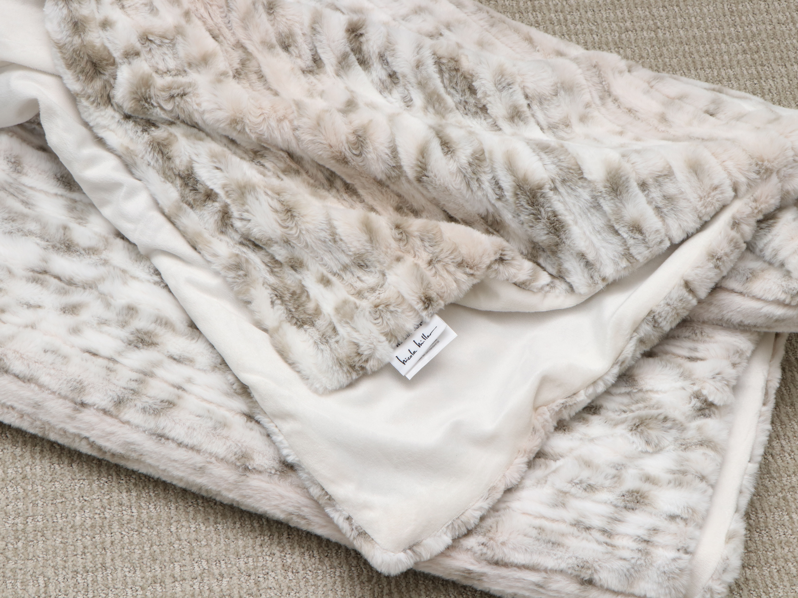Surya Hide Pillows, Nicole Miller Faux Fur Throw and Other Pillows