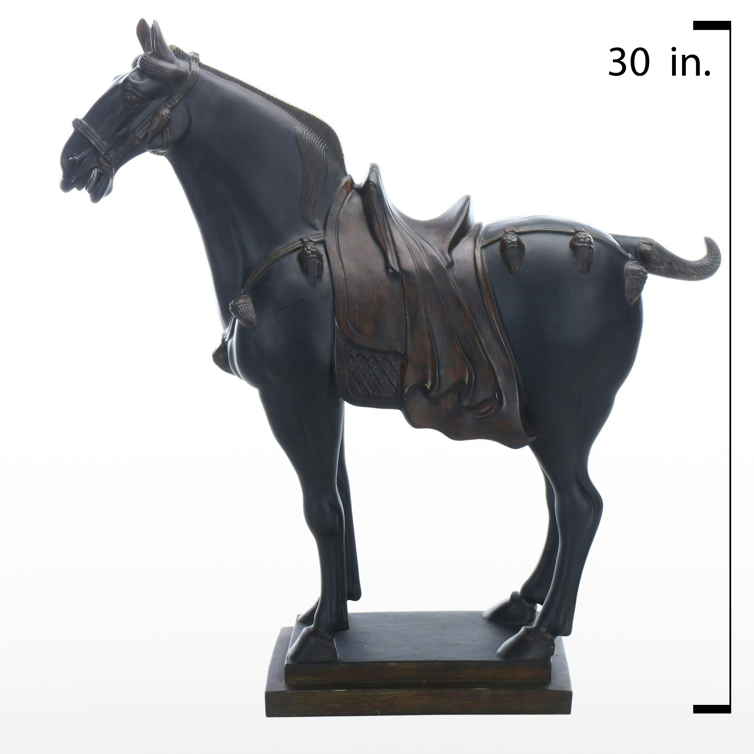 Chinese Tang Style Resin Replica Horse Figure