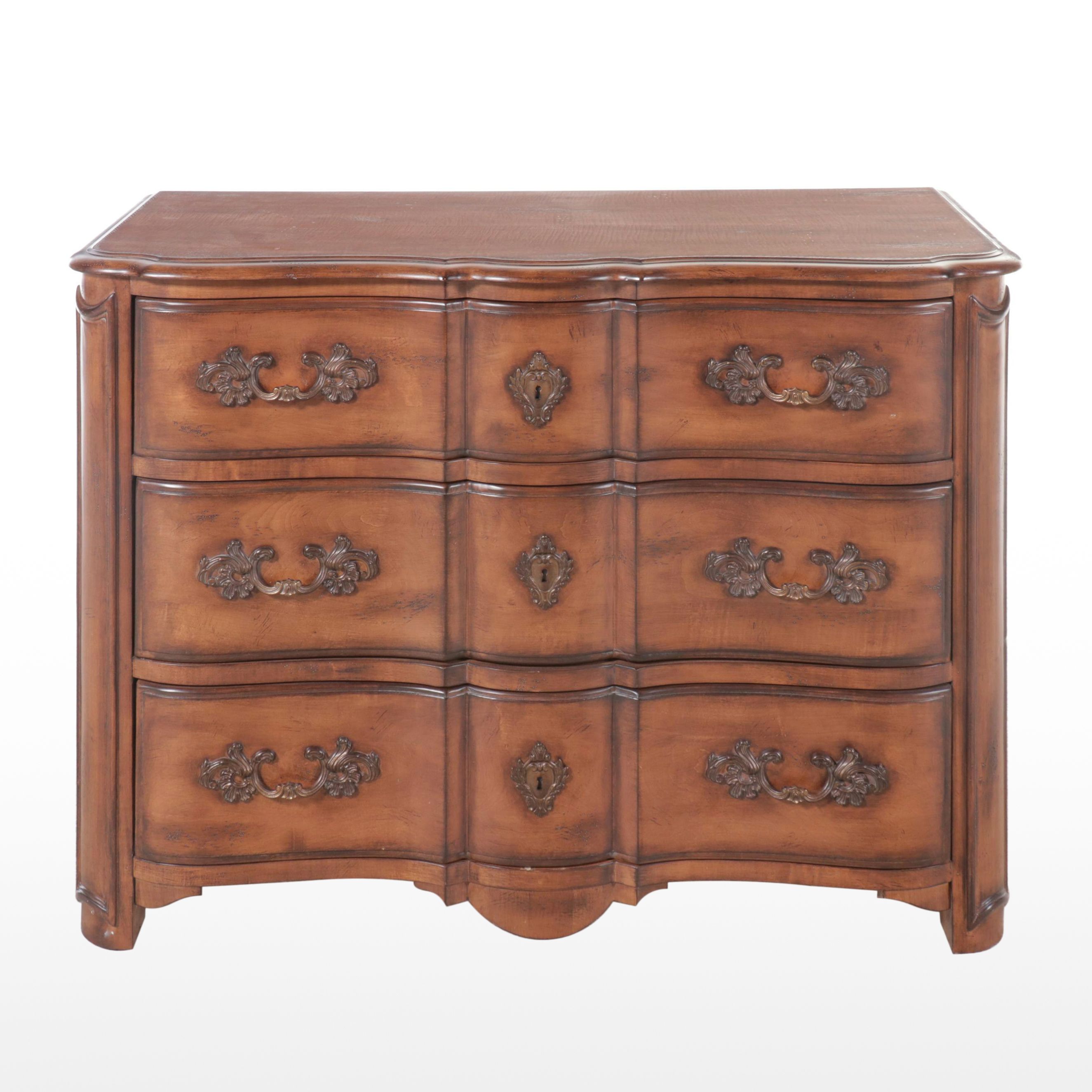 Sherrill Occasional Serpentine Front Three-Drawer Chest