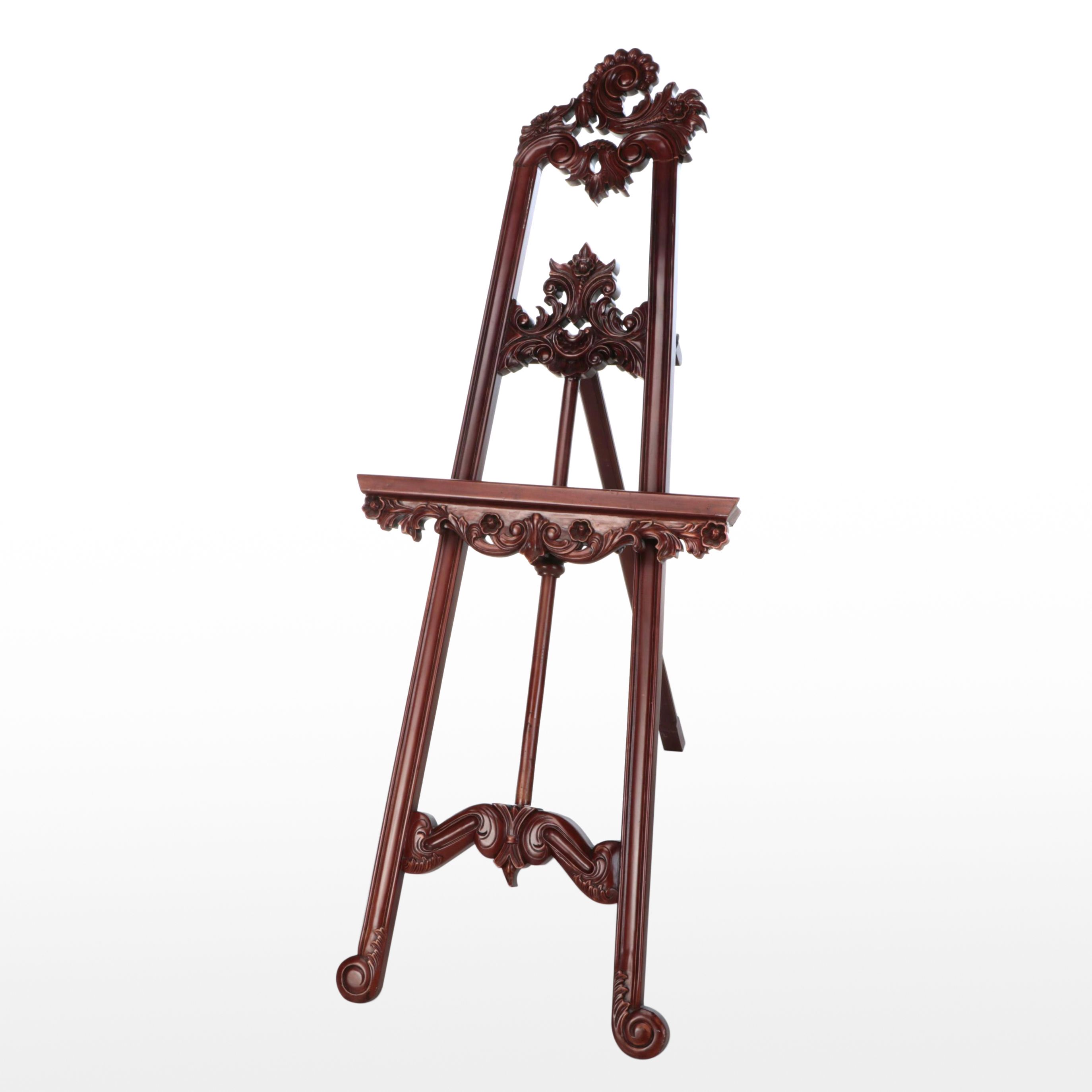 Rococo Style Wooden Art Easel