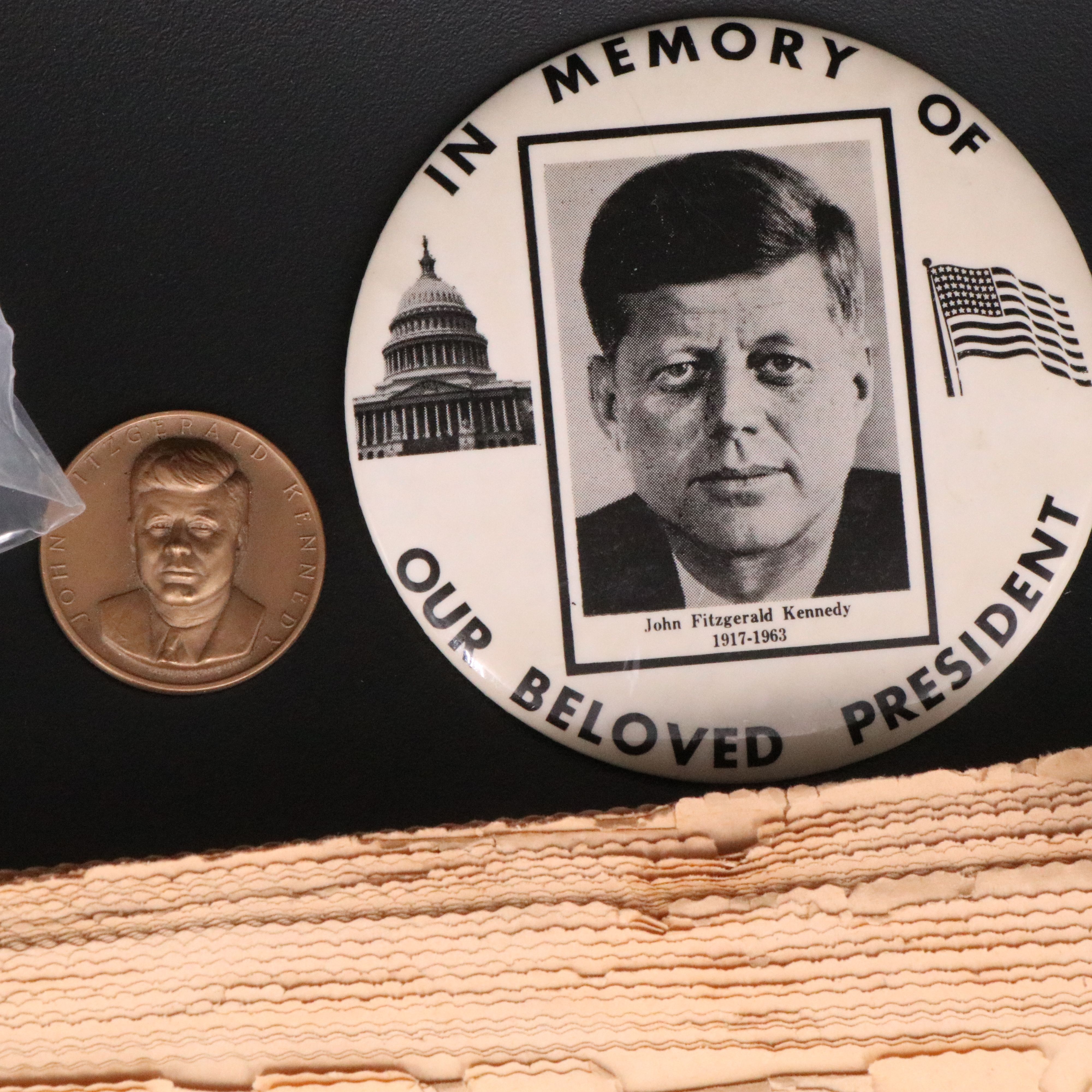 John F. Kennedy November 23, 1963 New York Times, Commemorative Medals and More