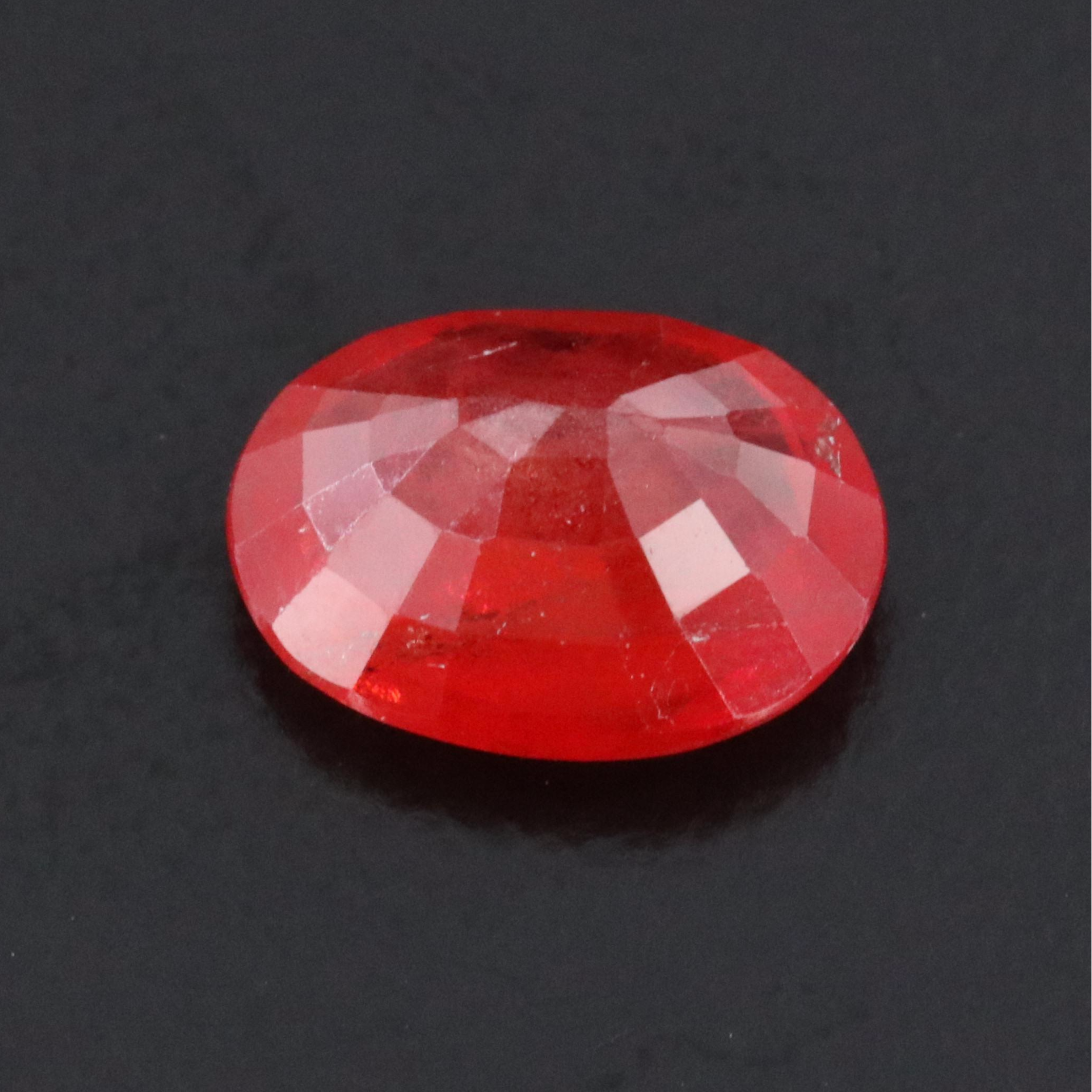 Loose 3.04 CT Orange Sapphire