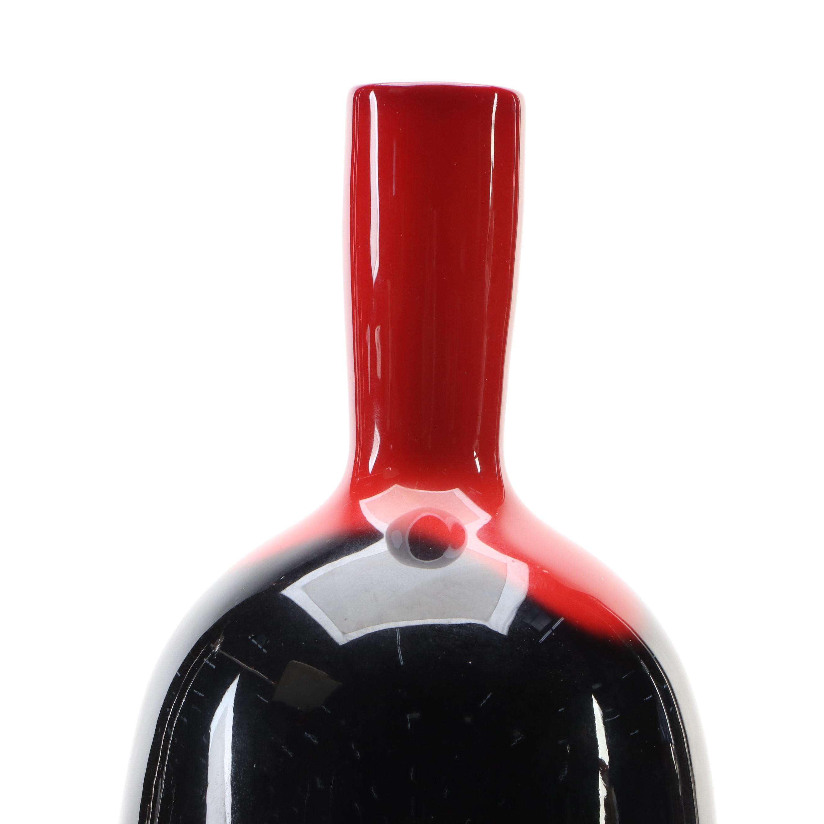 Contemporary Ceramic Bottle Vase