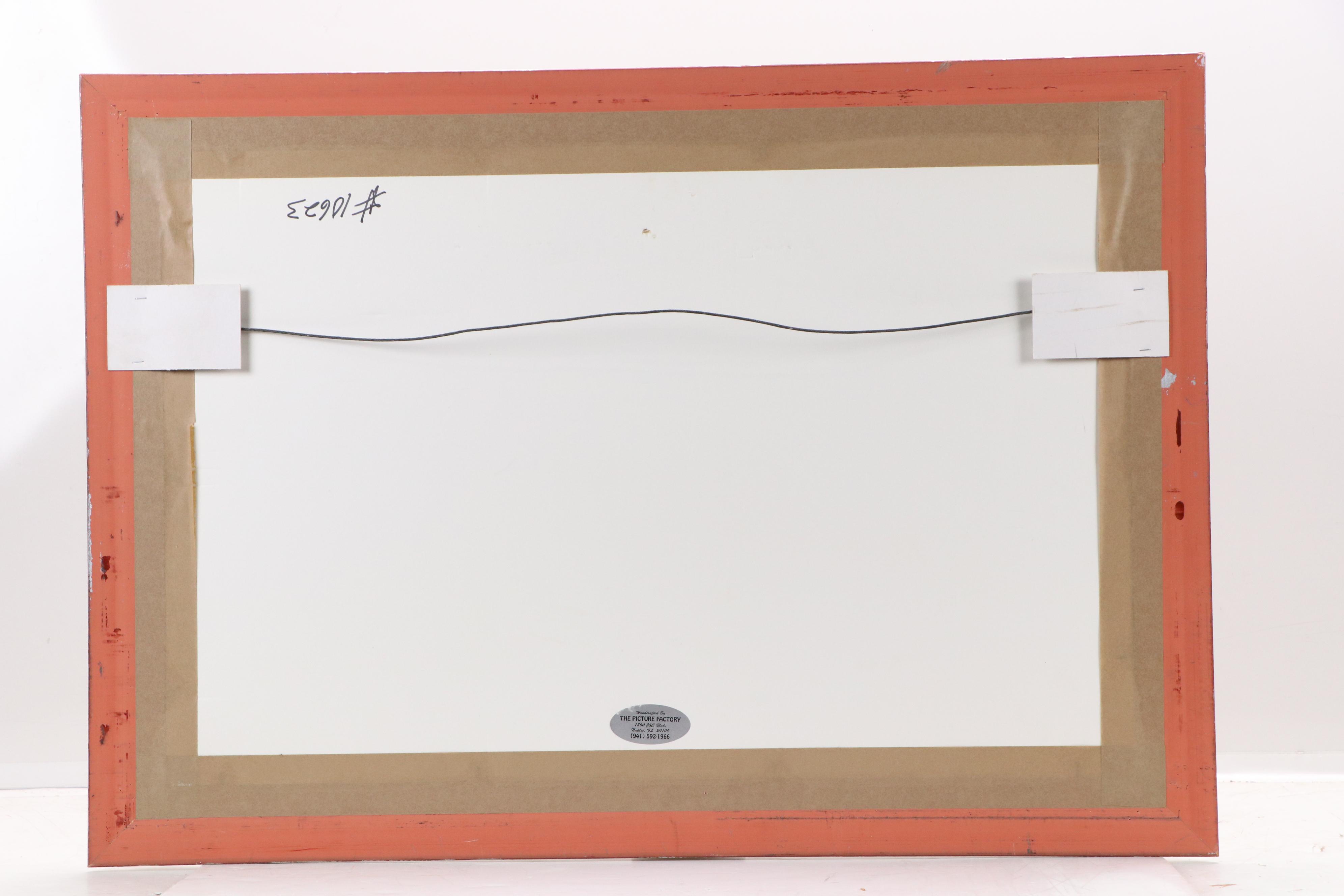 Bernice Giannetti Cross-Stitch Embroidery of Village Landscape