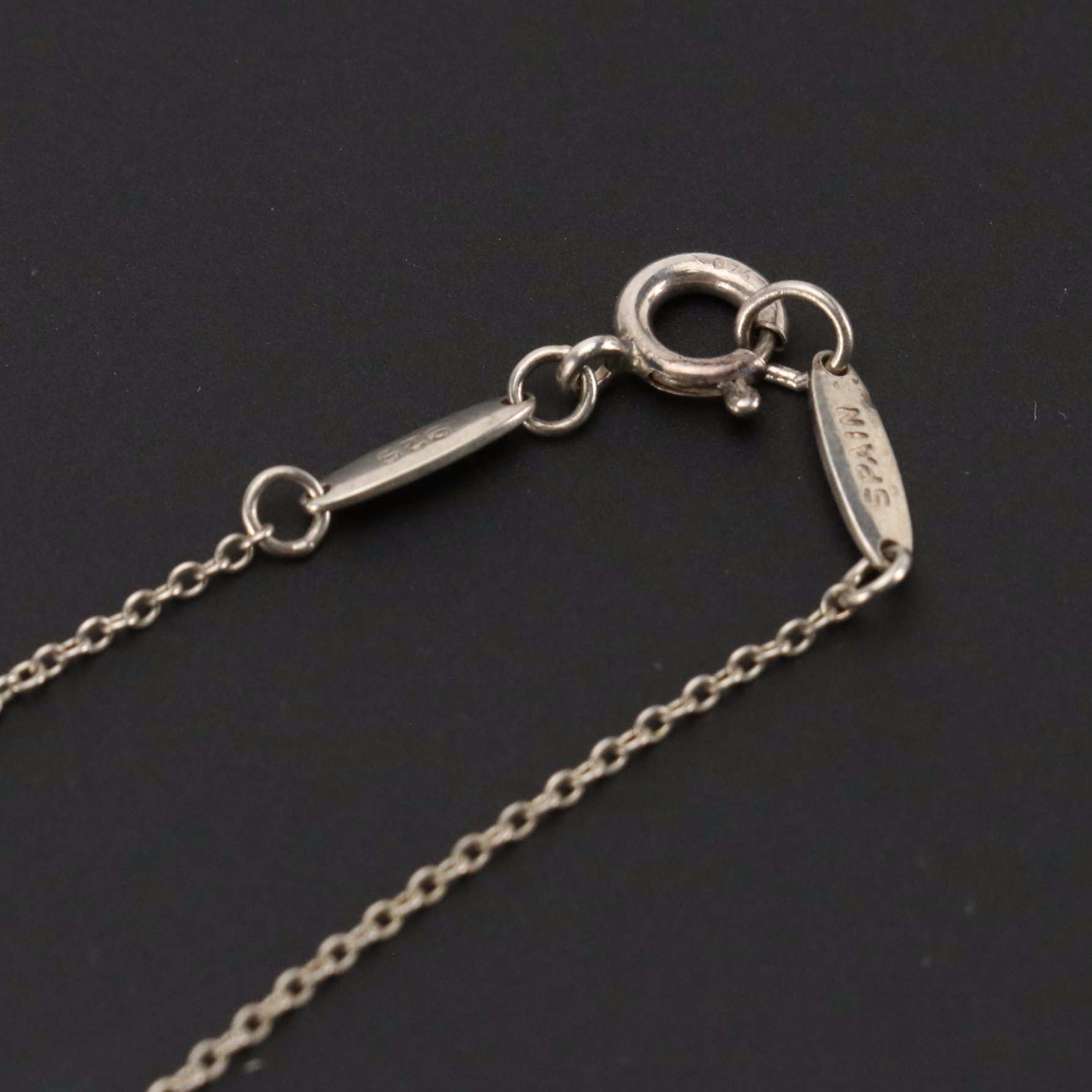 Elsa Peretti for Tiffany & Co. Sterling Eternal Circle Pendant Necklace