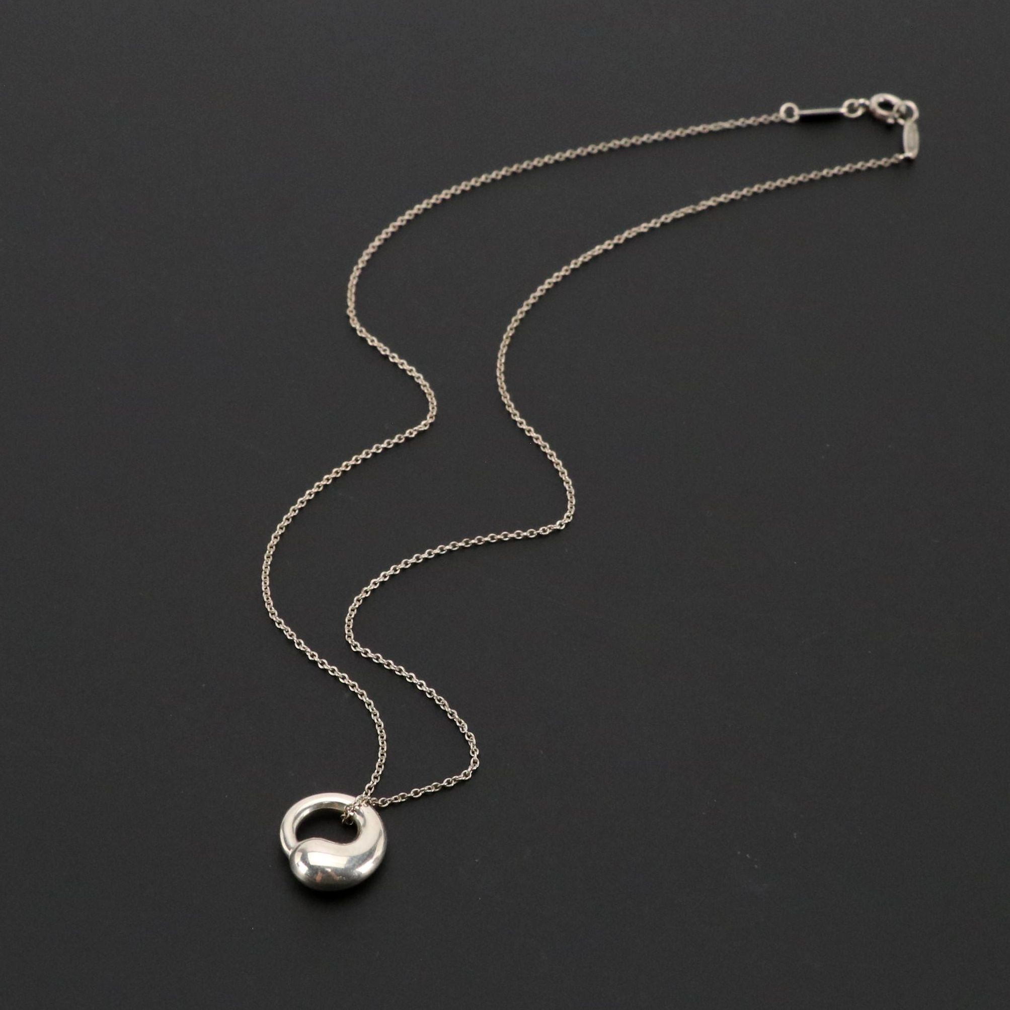 Elsa Peretti for Tiffany & Co. Sterling Eternal Circle Pendant Necklace