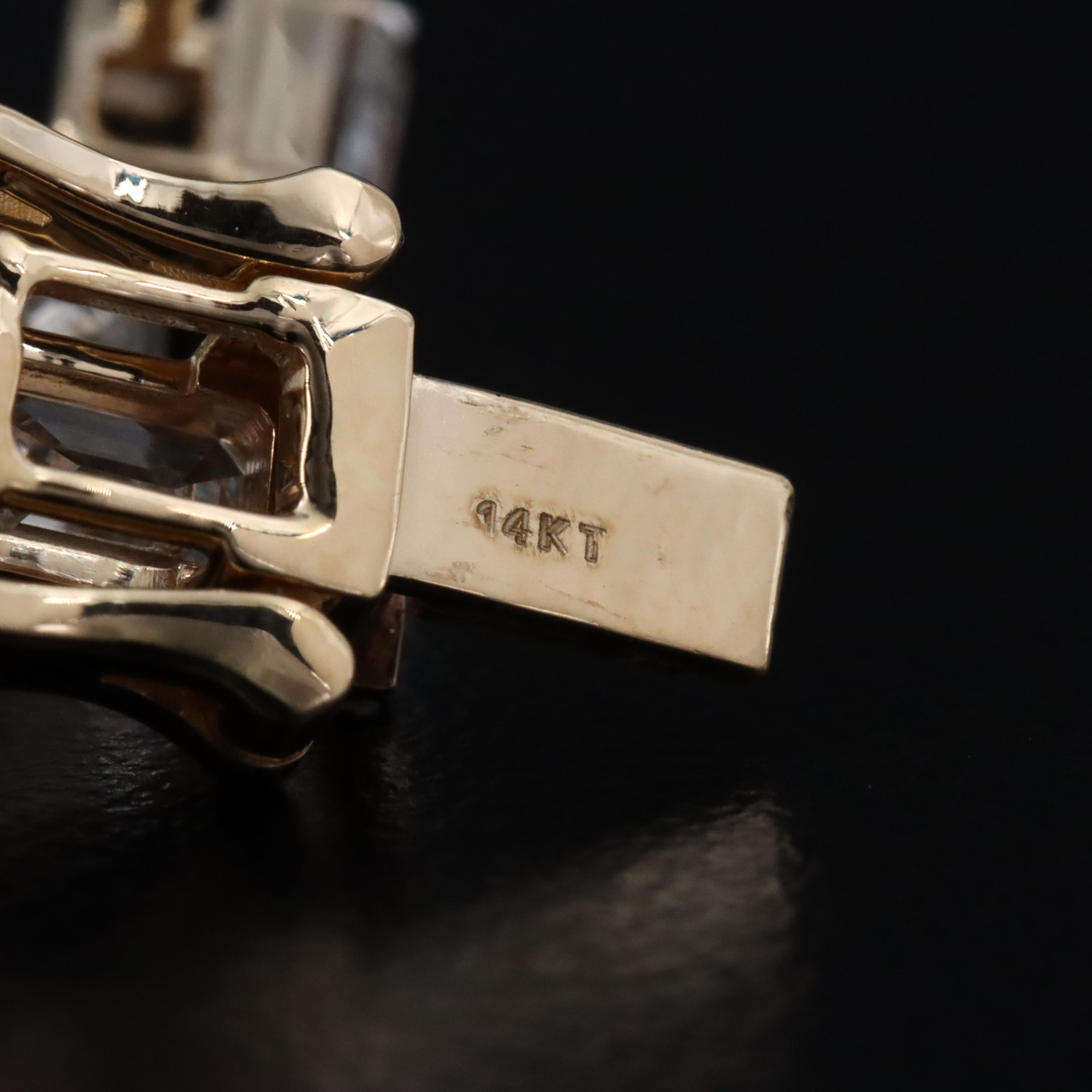 14K 14.13 CTW Lab Grown Diamond Line Bracelet