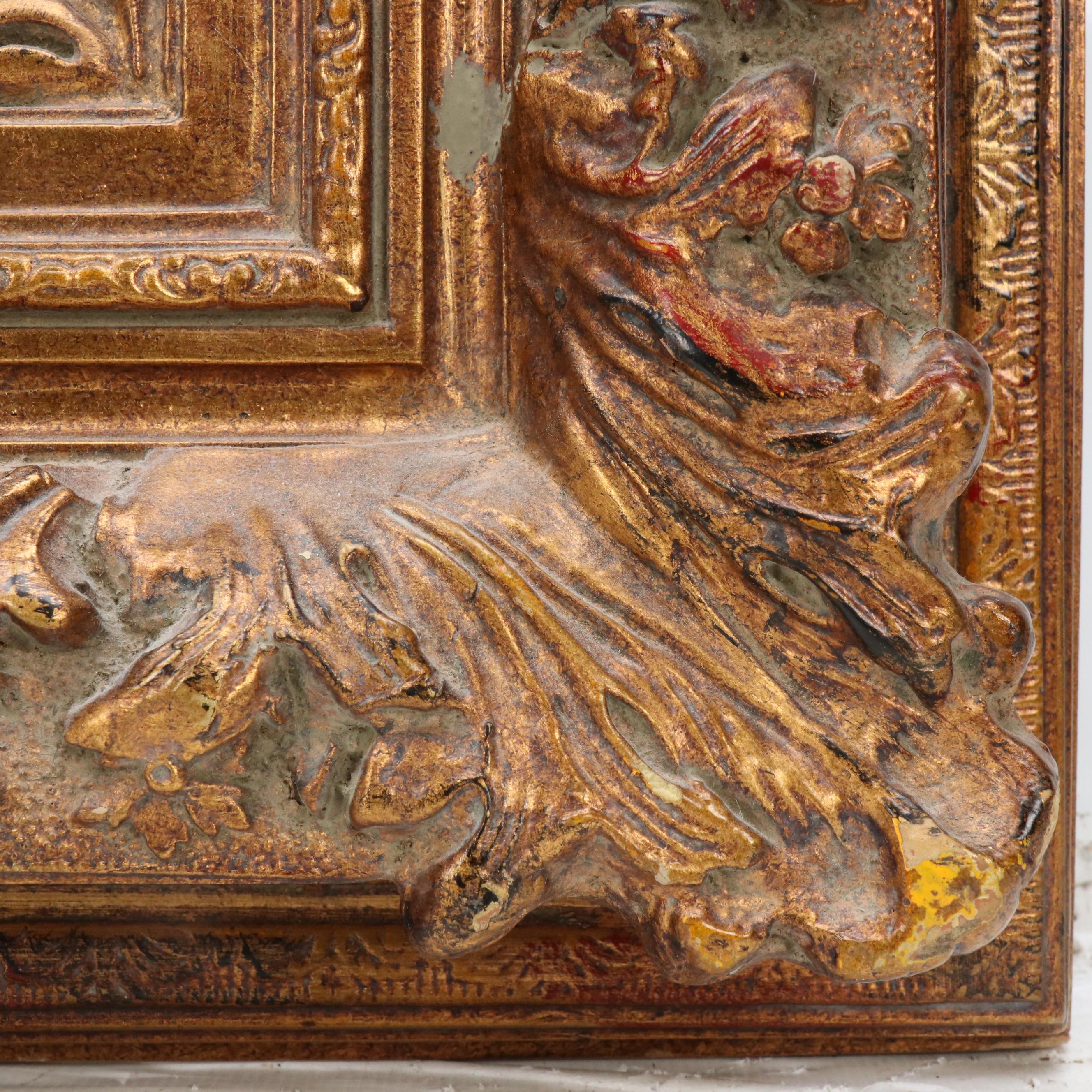 G. Hansh Wildlife Acrylic Painting of Elephants in Landscape, 21st Century