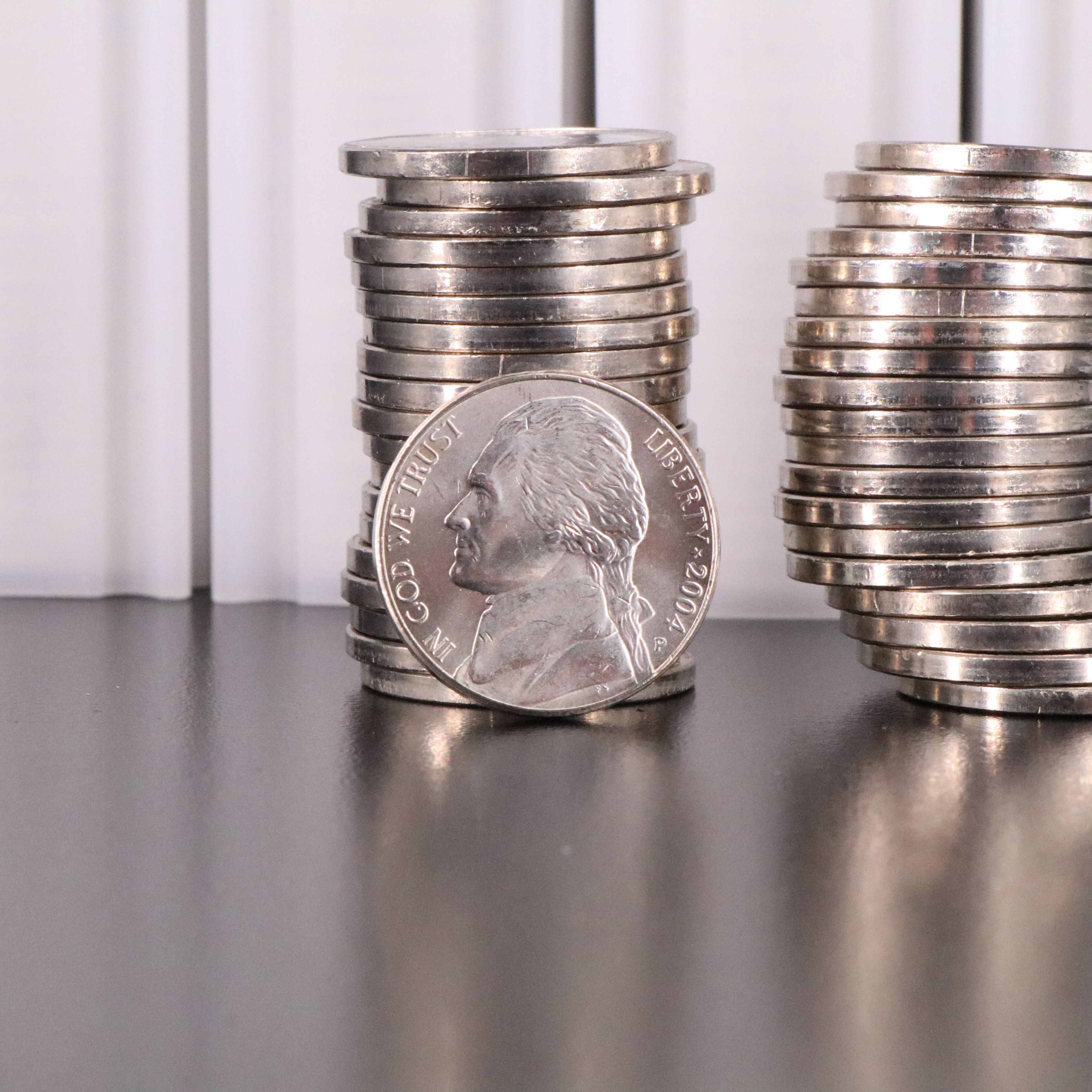 Six Rolls of Westward Journey, Peace Medal Jefferson Nickels
