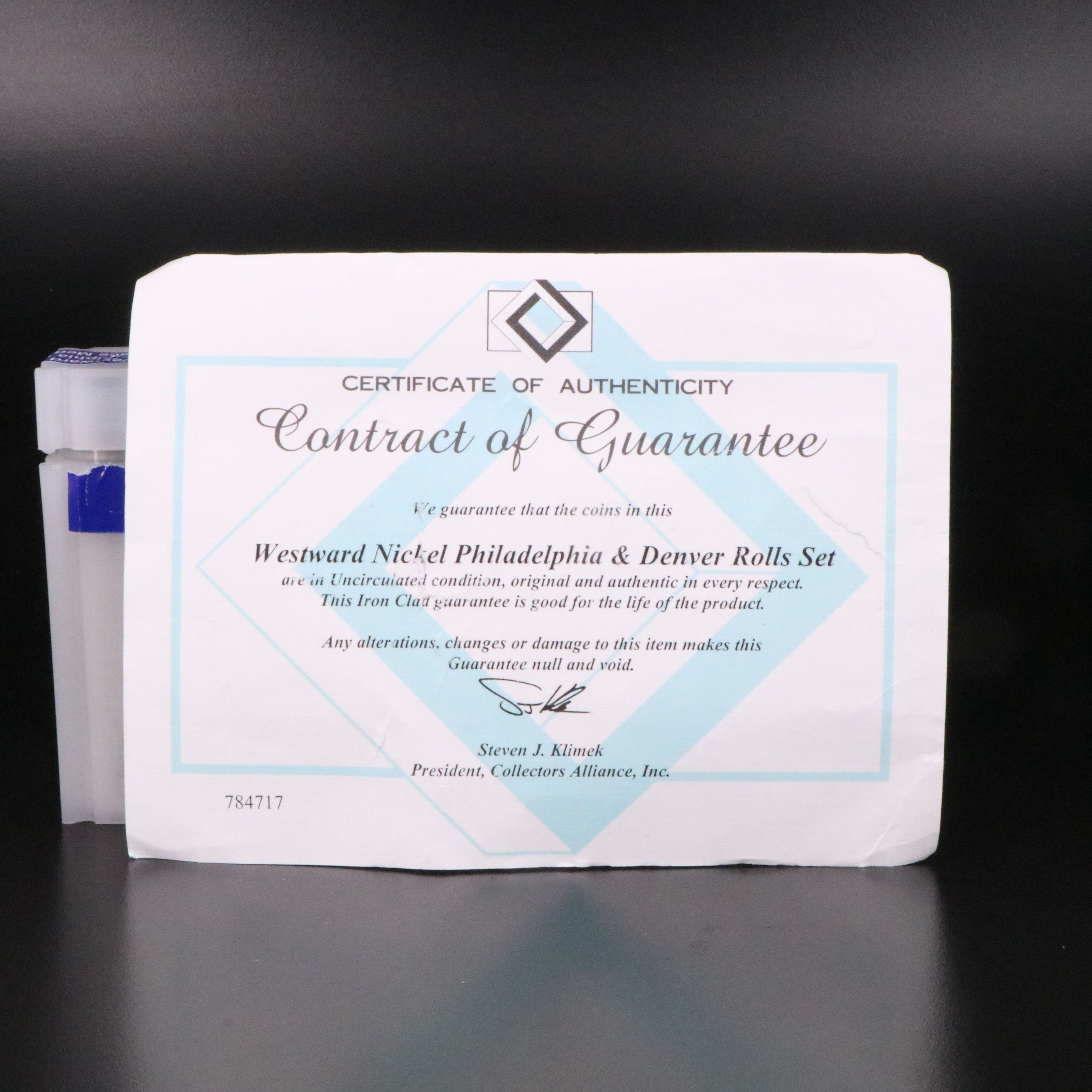 Six Rolls of Westward Journey, Peace Medal Jefferson Nickels