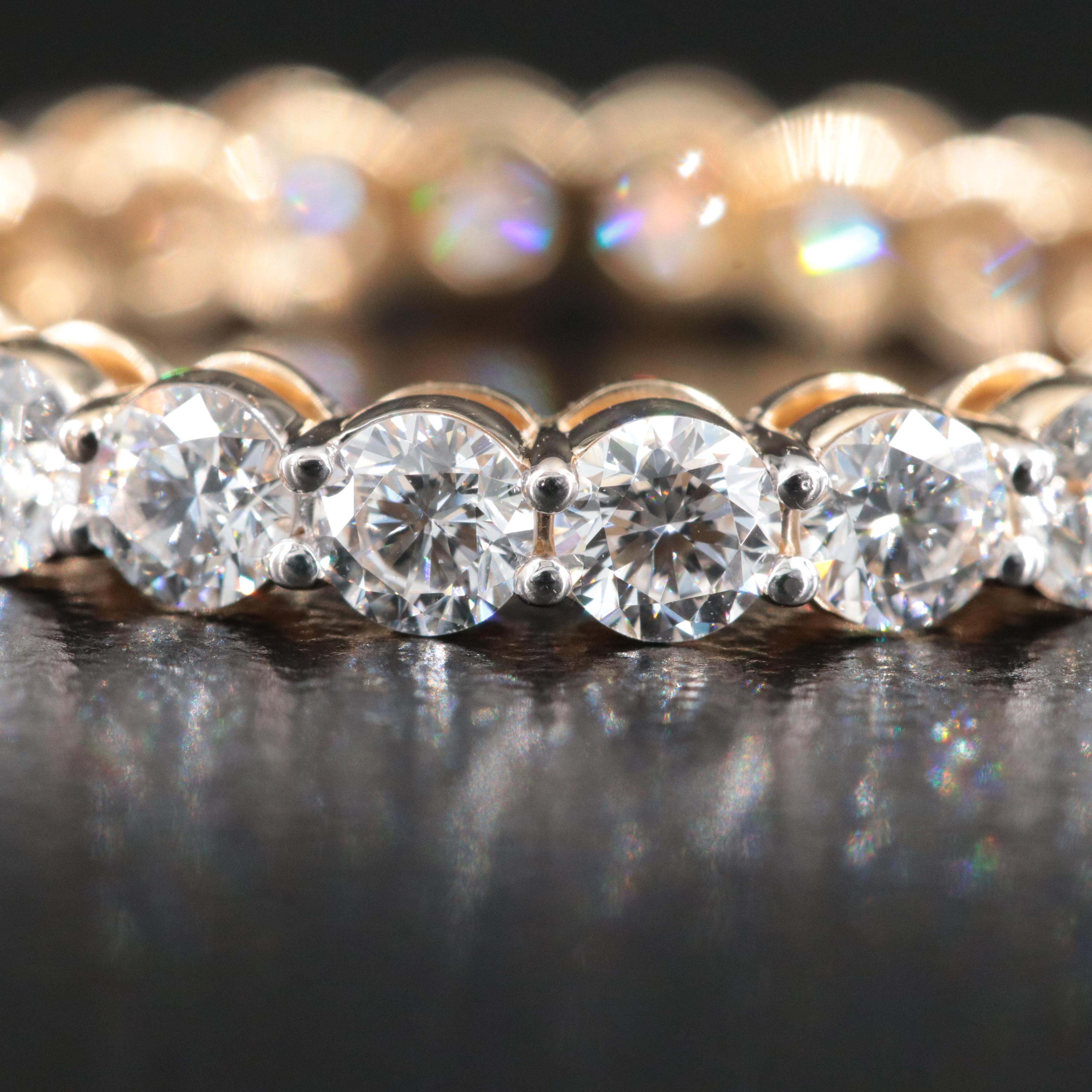 14K 2.20 CTW Lab Grown Diamond Eternity Band