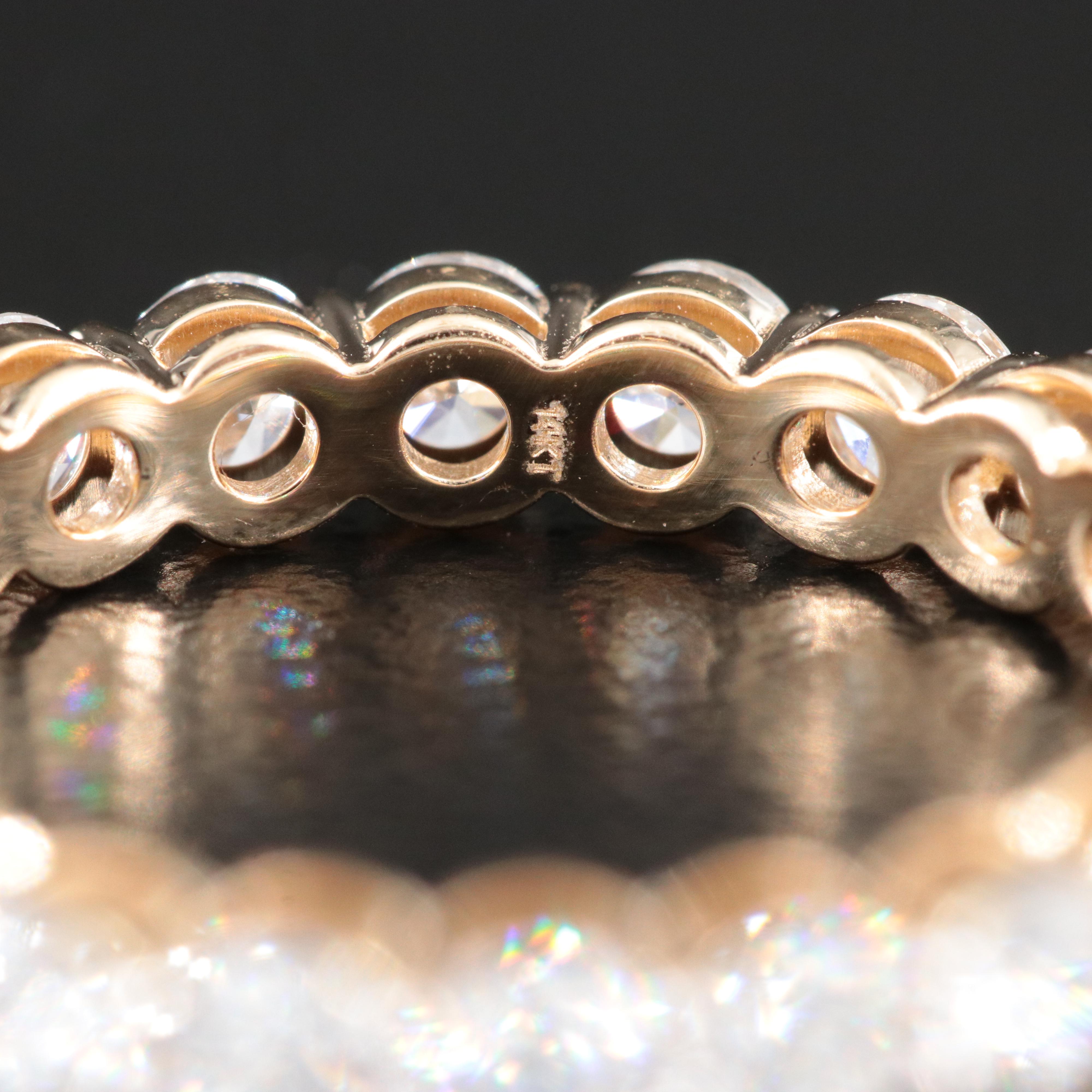 14K 2.20 CTW Lab Grown Diamond Eternity Band