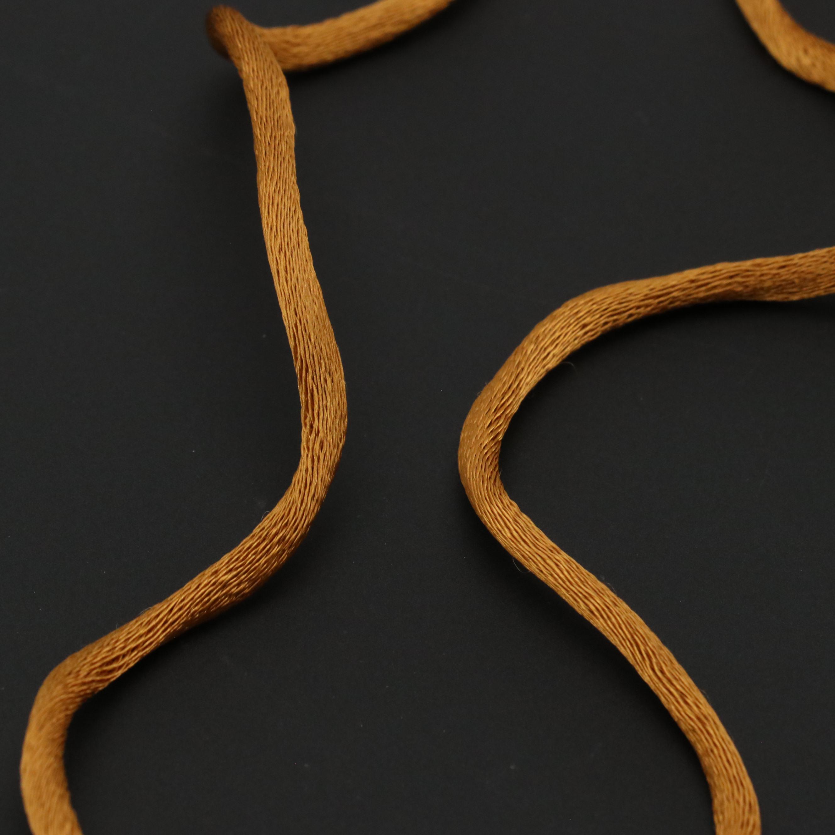 Hermès Bijouterie Fantaisie Pendant on Silk Cord Necklace