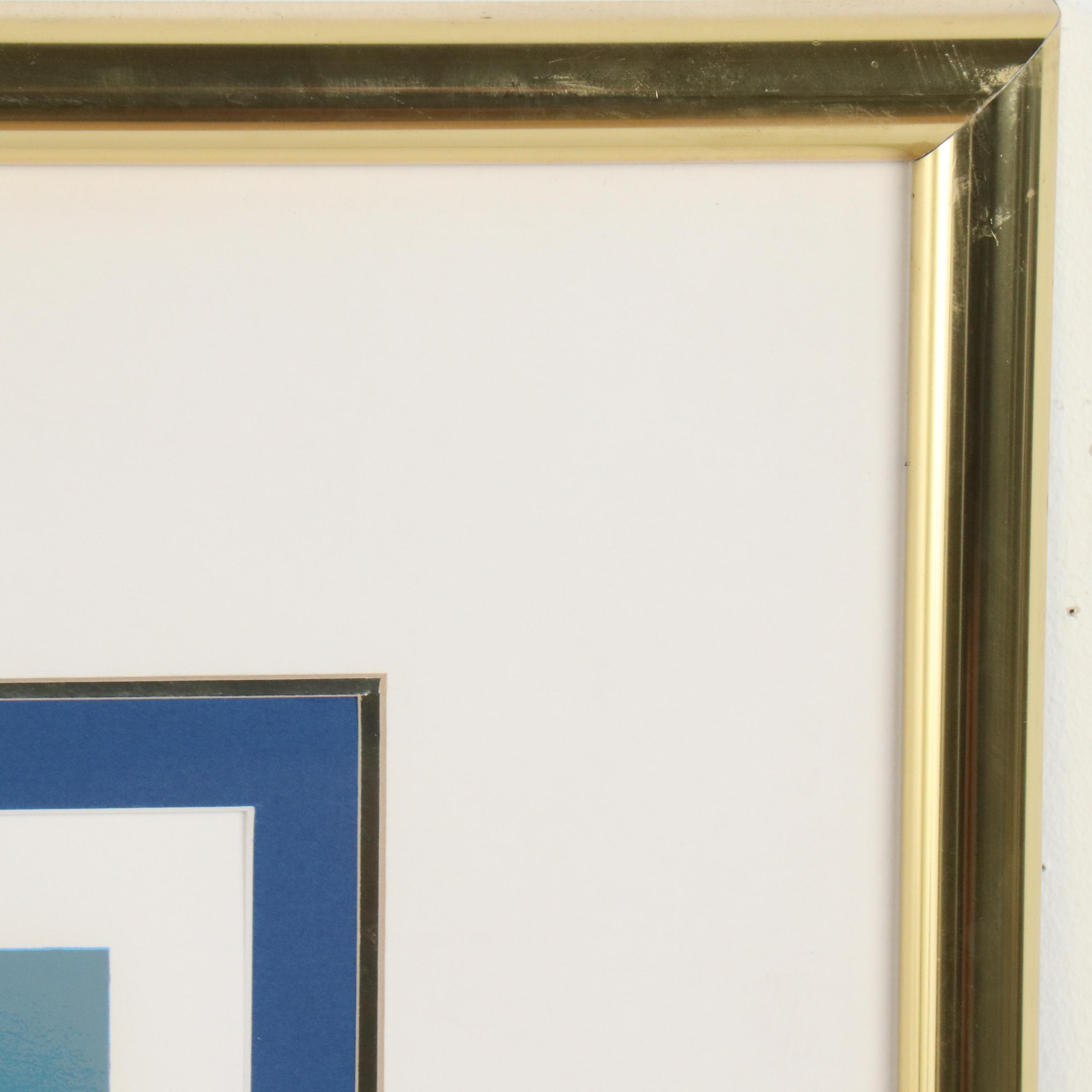 Melanie Taylor Kent Serigraph "Let the Games Begin," 1984